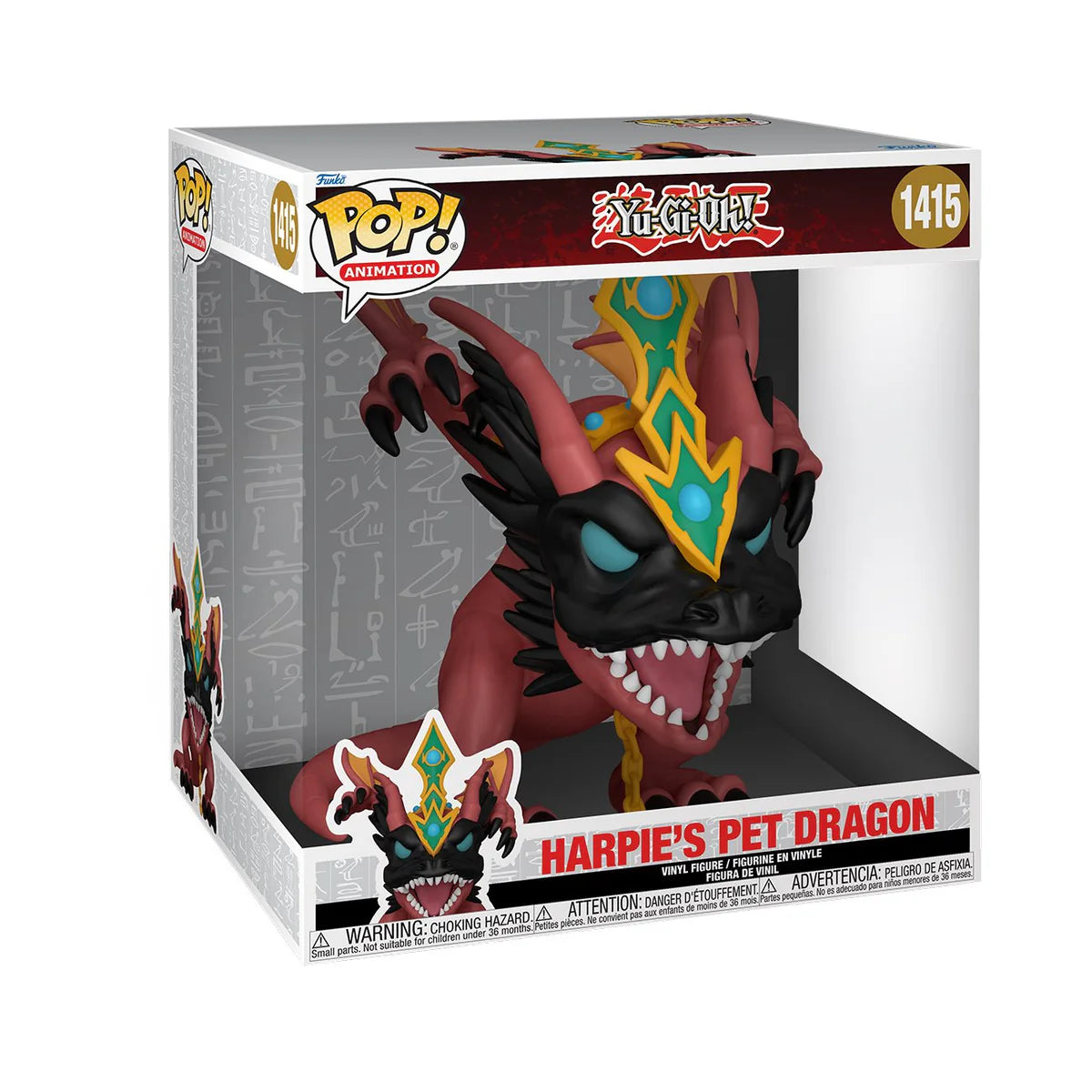 Funko Pop! Jumbo: Yu-Gi-Oh! - Harpie's Pet Dragon 10" Super Sized Pop!