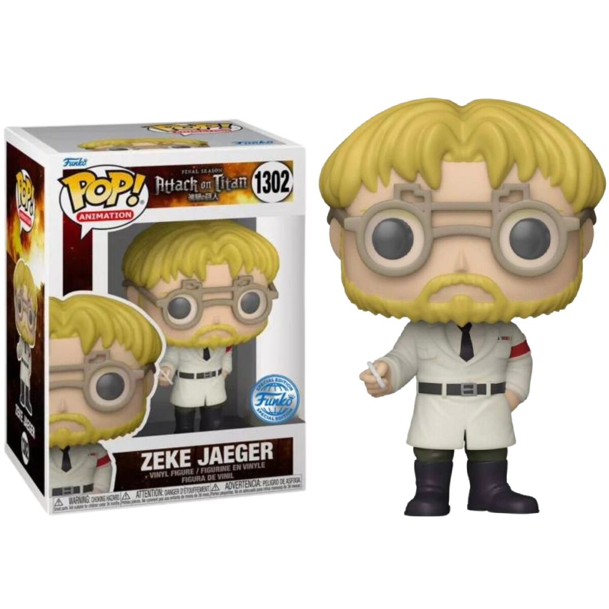 Funko Pop! Animation: Attack on Titan - Zeke Jaeger - Crunchyroll Exclusive