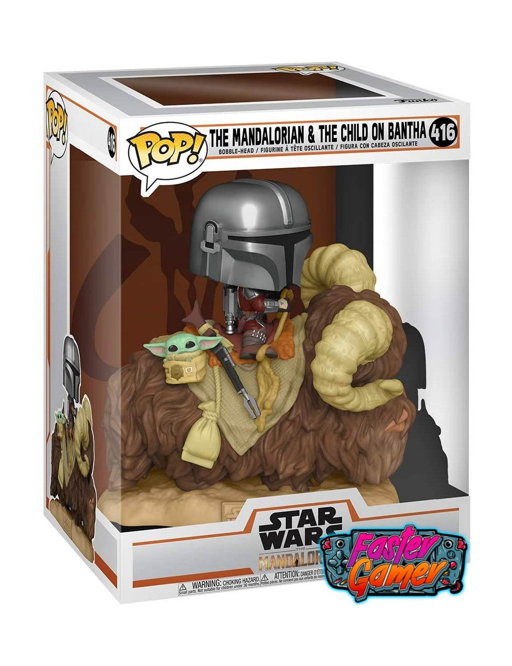 Funko Pop! Deluxe: The Mandalorian - The Mandalorian & The Child on Bantha ENG Merchandising