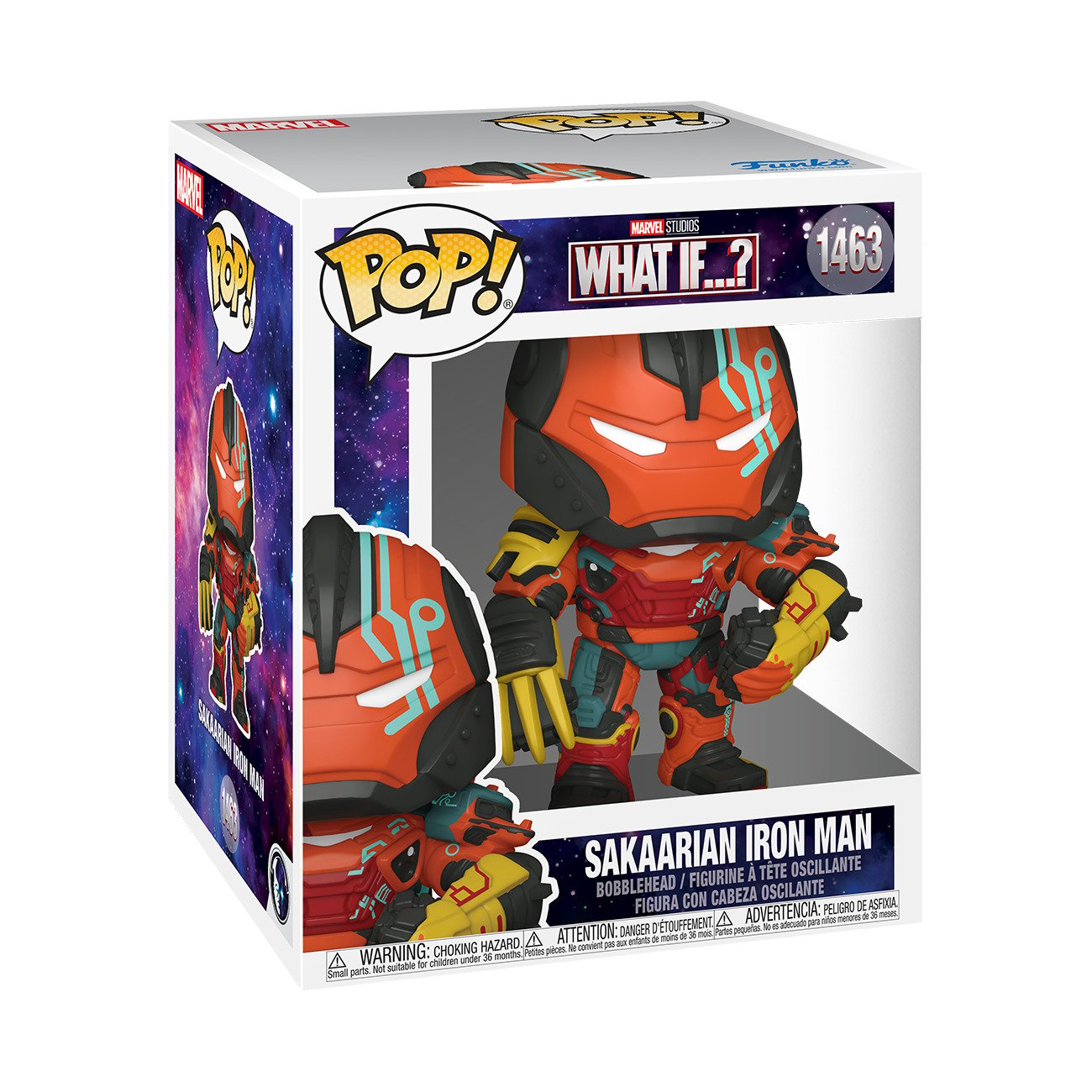 Funko Pop! Super: What If...? - Sakaarian Iron Man 6" Super Sized Pop!