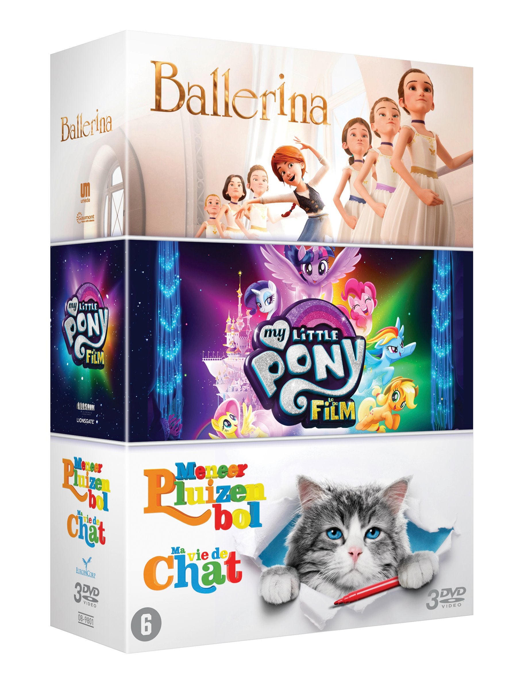 Coffret Ballerina + My Little Pony + Ma vie de chat