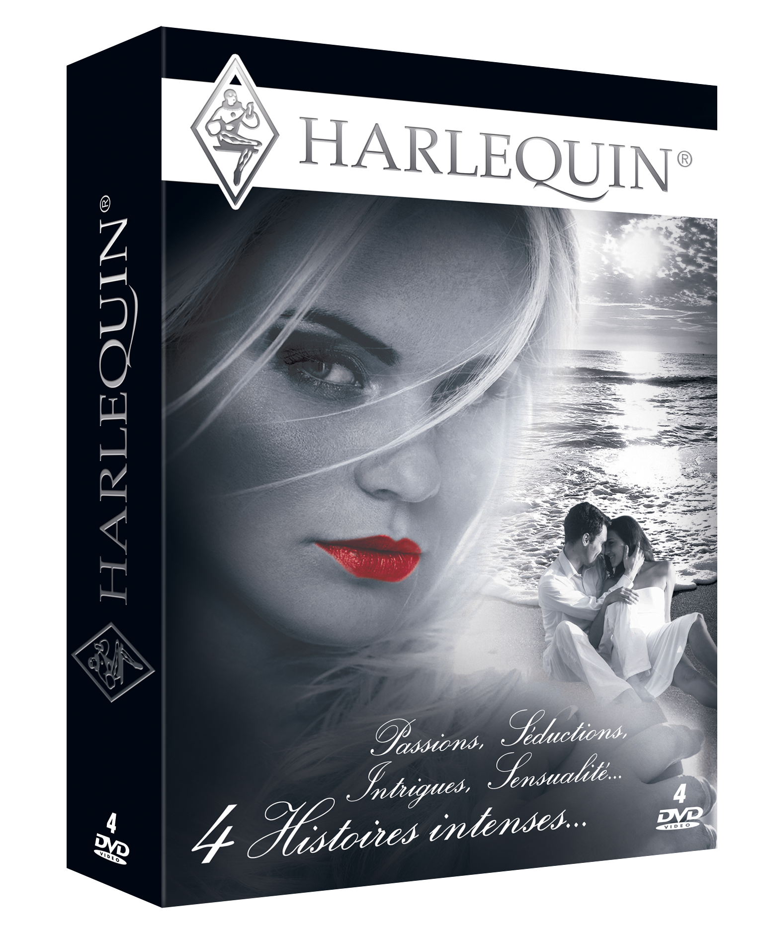 Harlequin - 4 histoires intenses : Un amour inattendu + Une femme sans passé + Clair comme le cristal + Le mariage à tout prix [DVD]