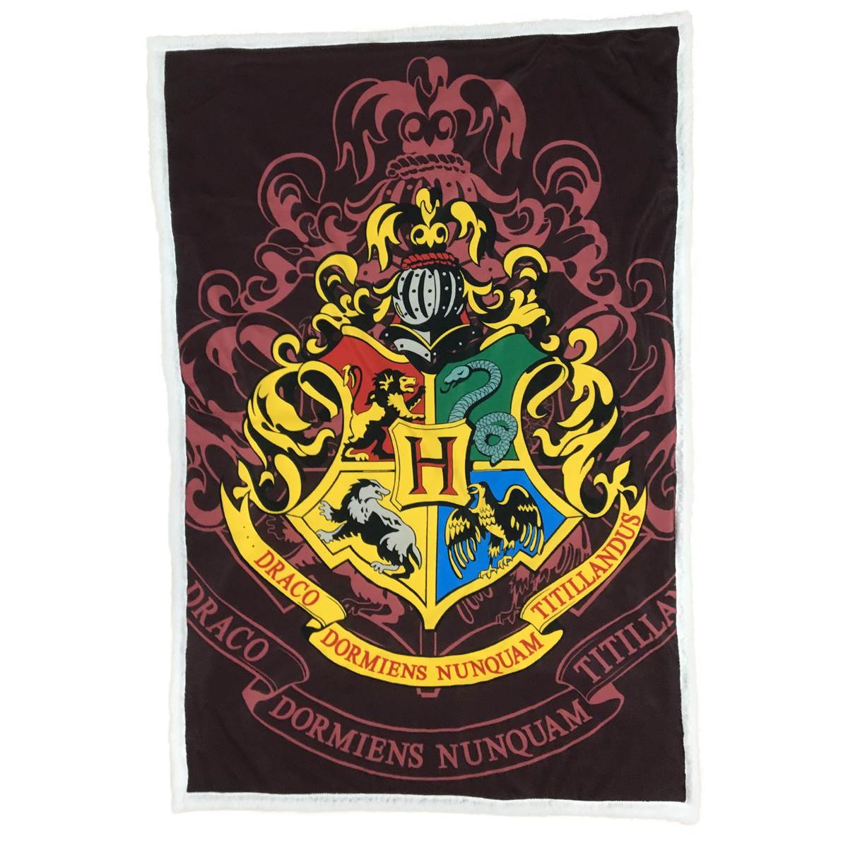 Harry Potter - Plaid Sherpa Blason de Poudlard