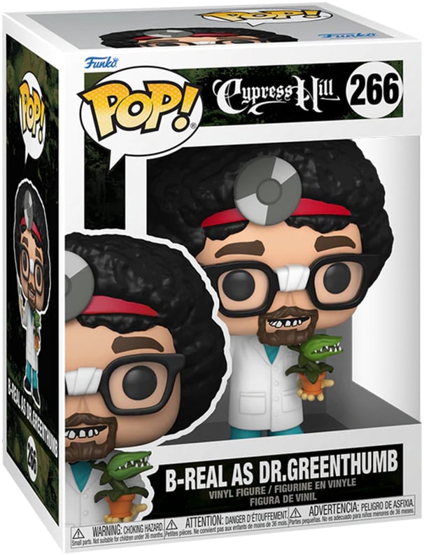 Funko Pop! Rocks: Cypress Hill - B Real (as Dr. Greenthumb) ENG Merchandising