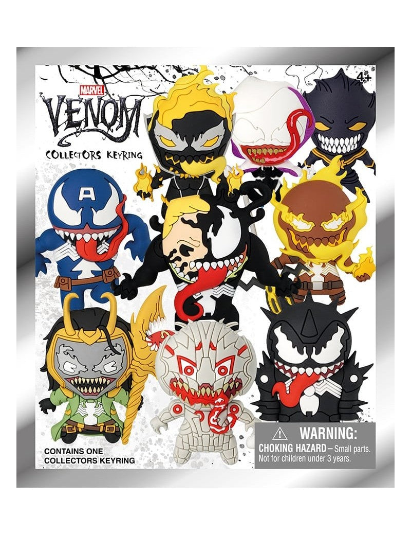 Marvel - Assortiment en blind box de figurines de sac de collection Venom en mousse (Série 1) (24 pcs)