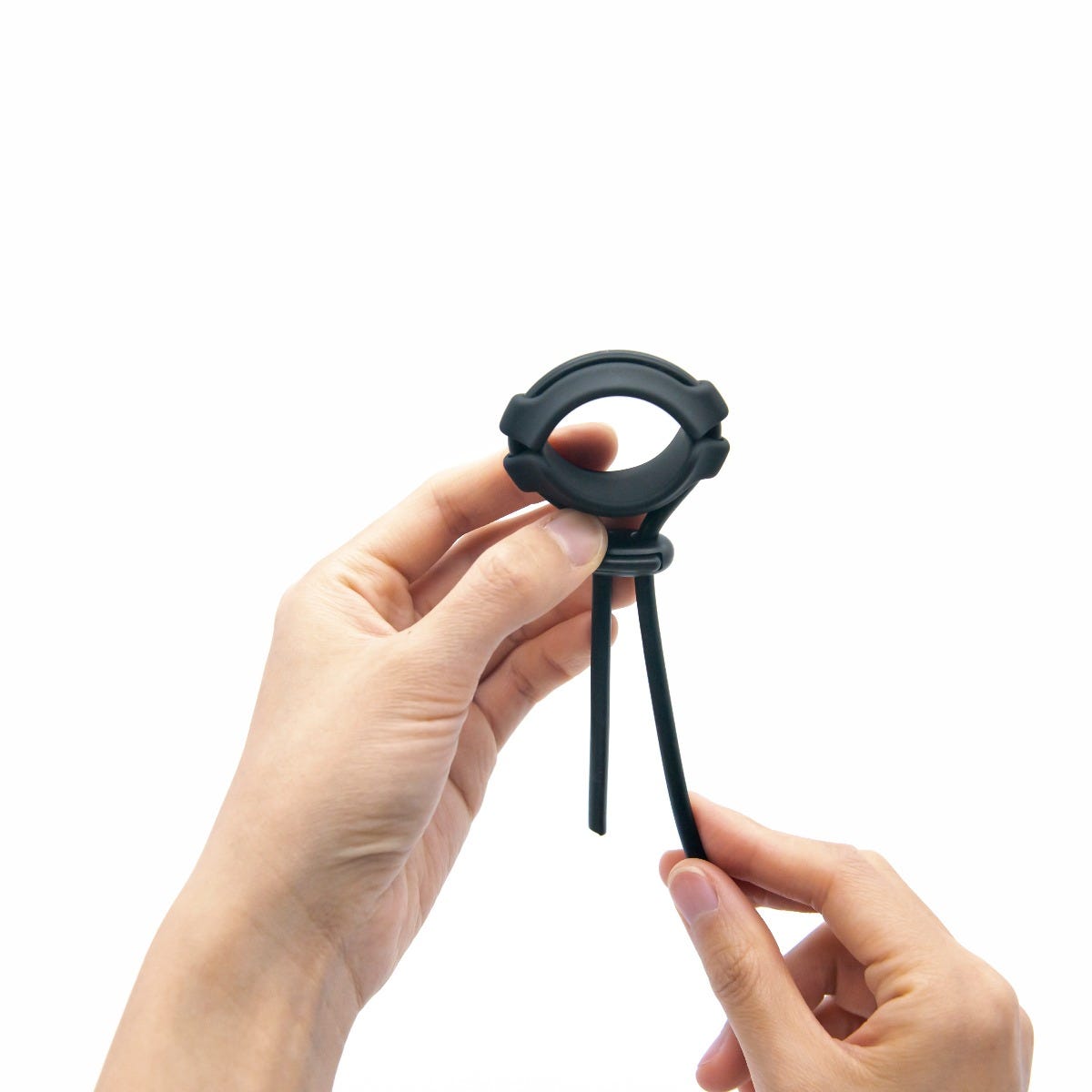 Anneau Pénien Fit Ring Ajustable Noir [Sextoys]