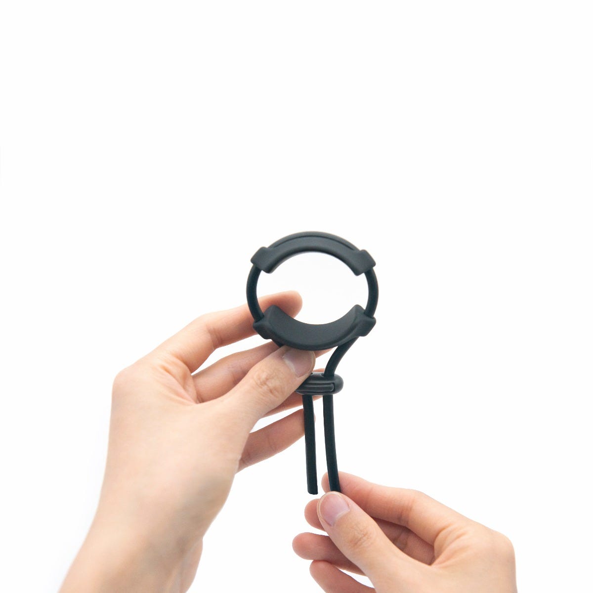 Anneau Pénien Fit Ring Ajustable Noir [Sextoys]