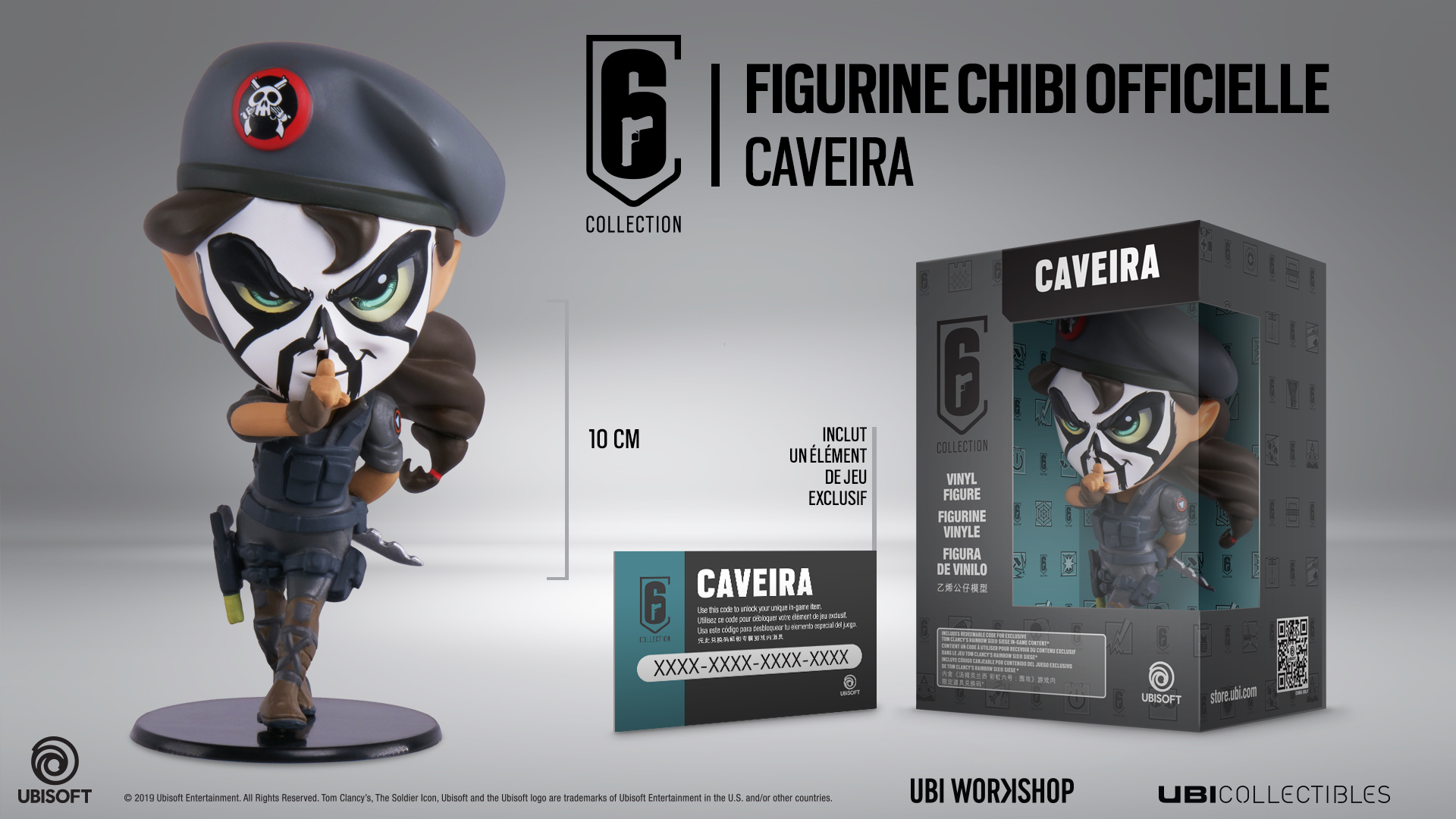 Ubicollectibles Six Collection Caveira Chibi Figure