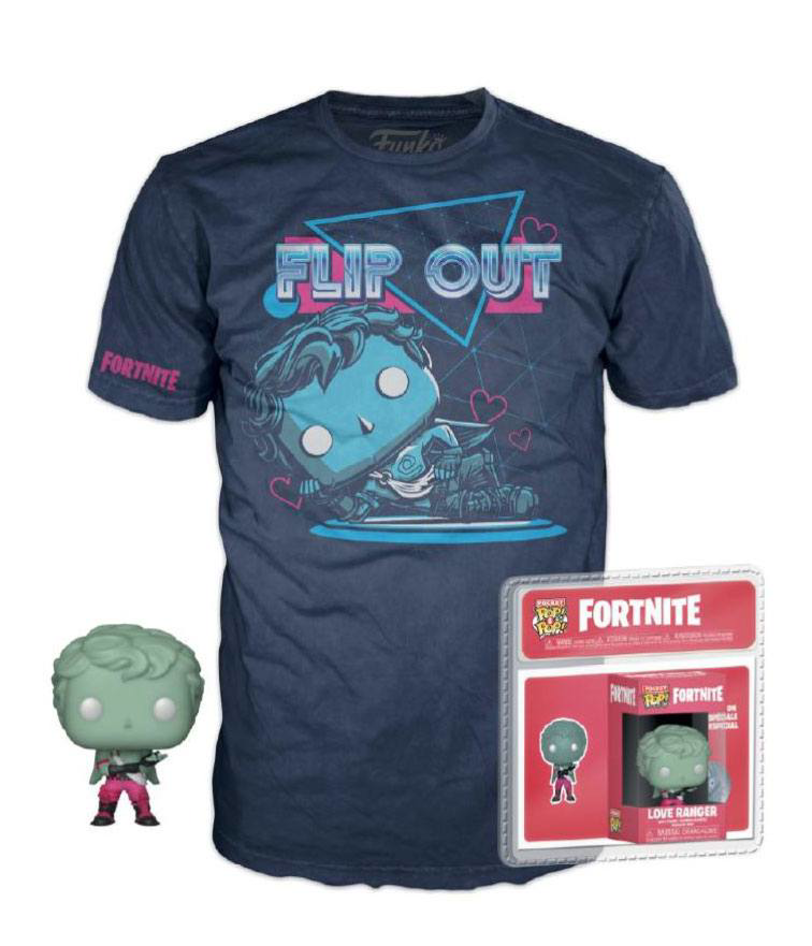 Funko Pocket Pop! & T-Shirt Fortnite Love Ranger - Size XL ENG Merchandising