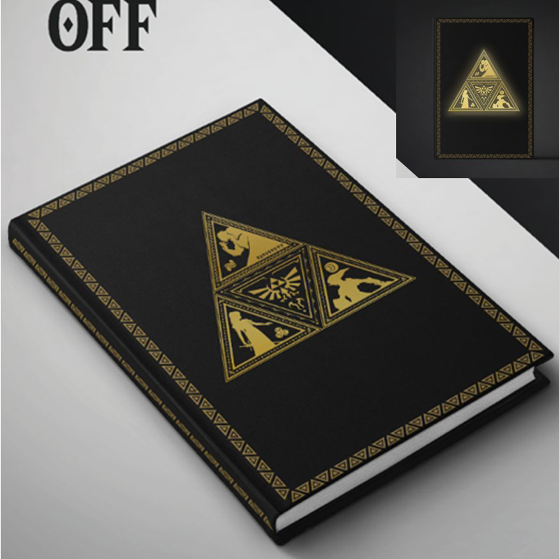 The Legend of Zelda - Cahier Triforce Light Up