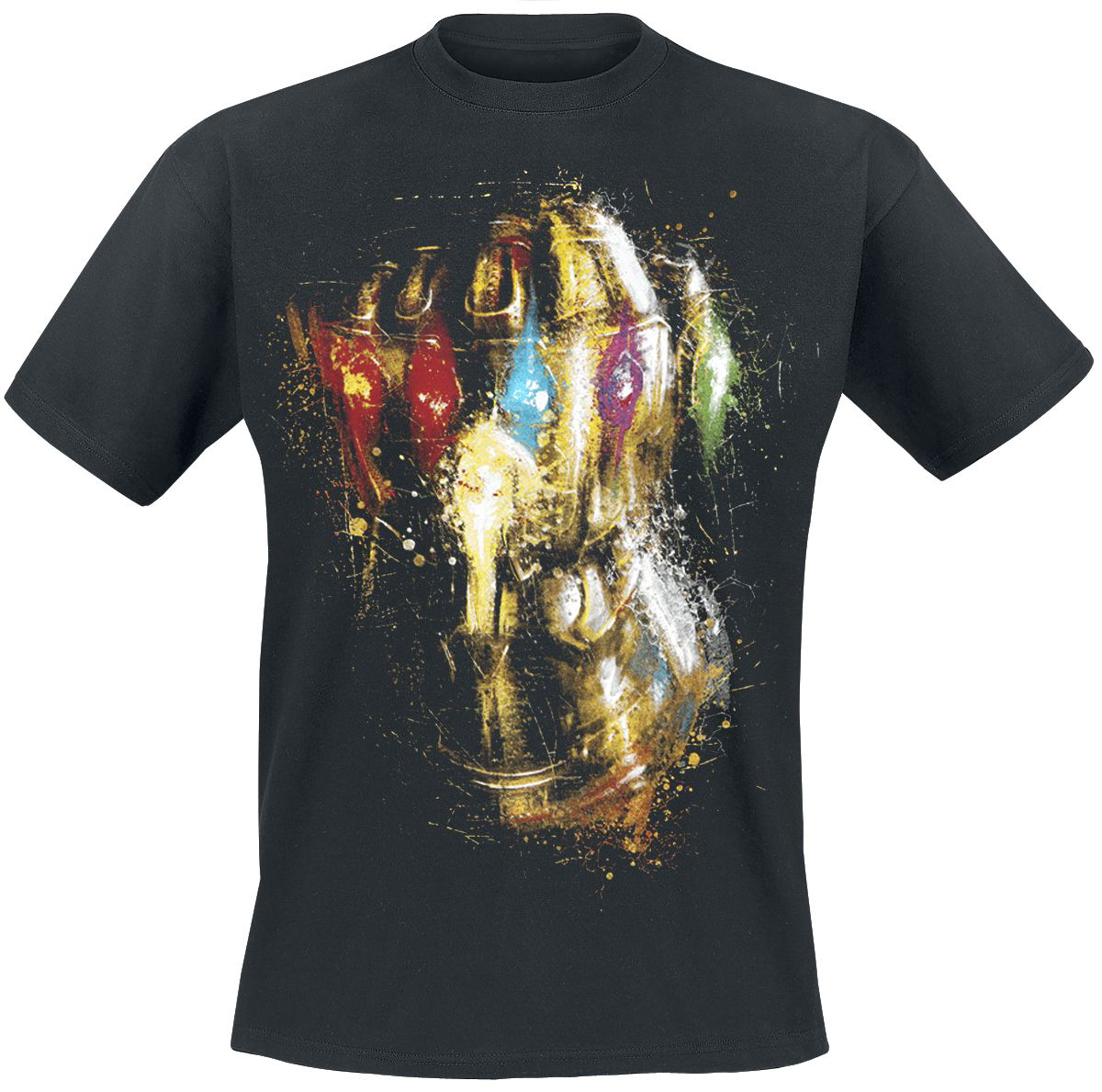 Marvel - Avengers Endgame Thanos Destroy Gantlet Black T-Shirt XL