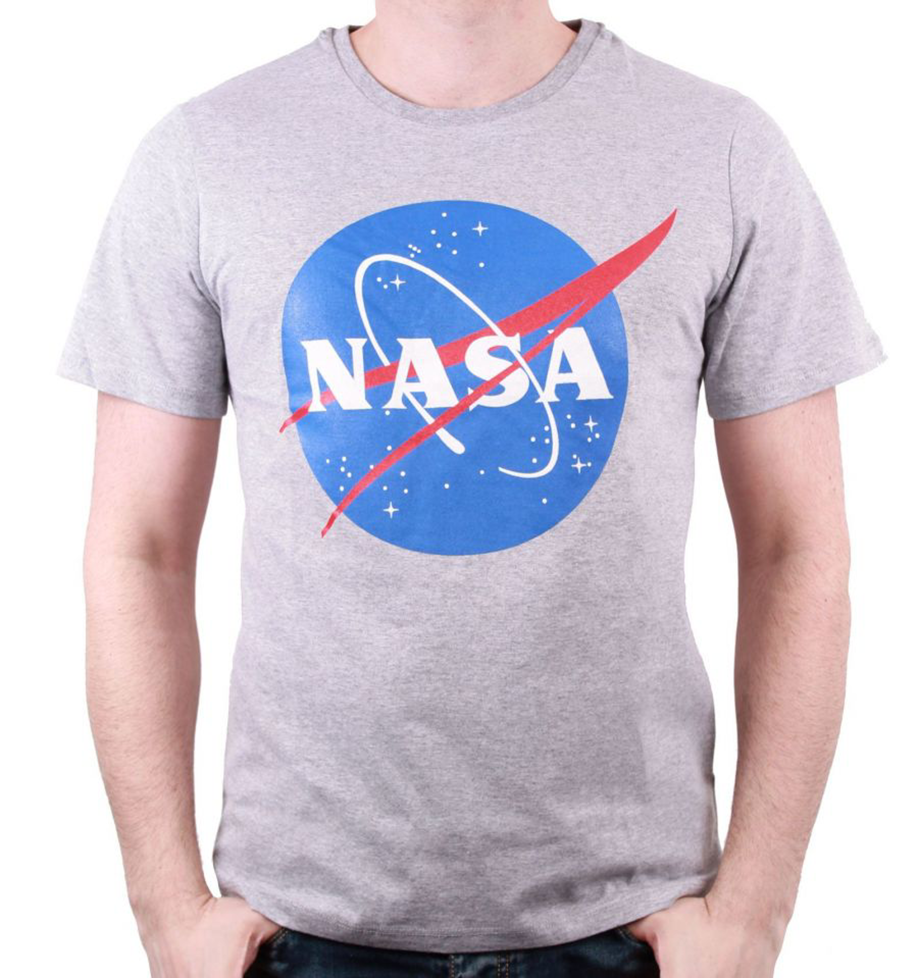 NASA Logo Grey T-Shirt L