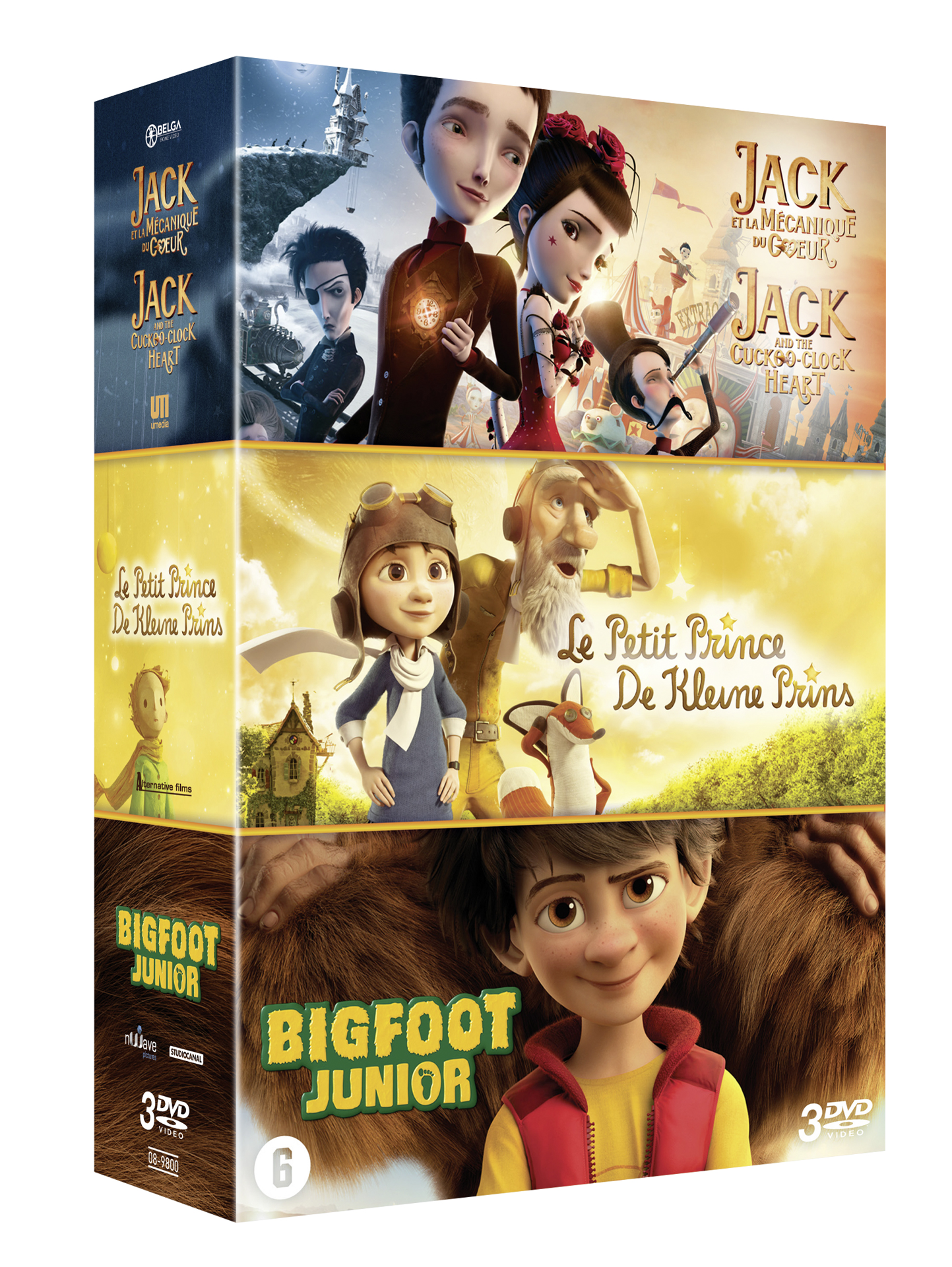 Coffret Jack et la mécanique du coeur + Le Petit Prince + Bigfoot Junior