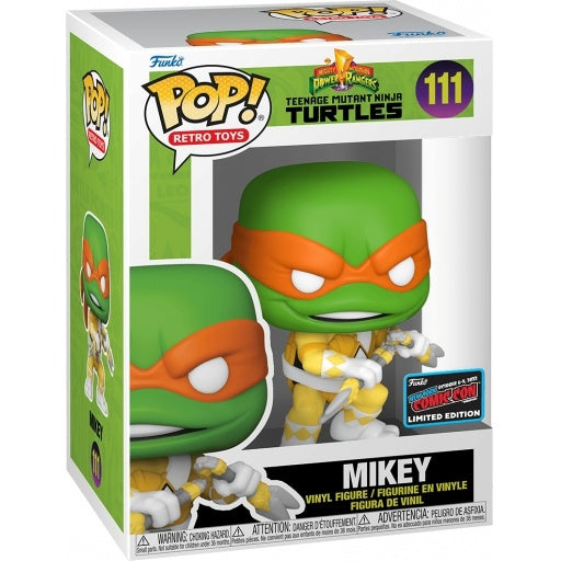 Funko Pop! Comics: Mighty Morphin Power Rangers/Teenage Mutant Ninja Turtles - Mikey - Smartoys Exclusive