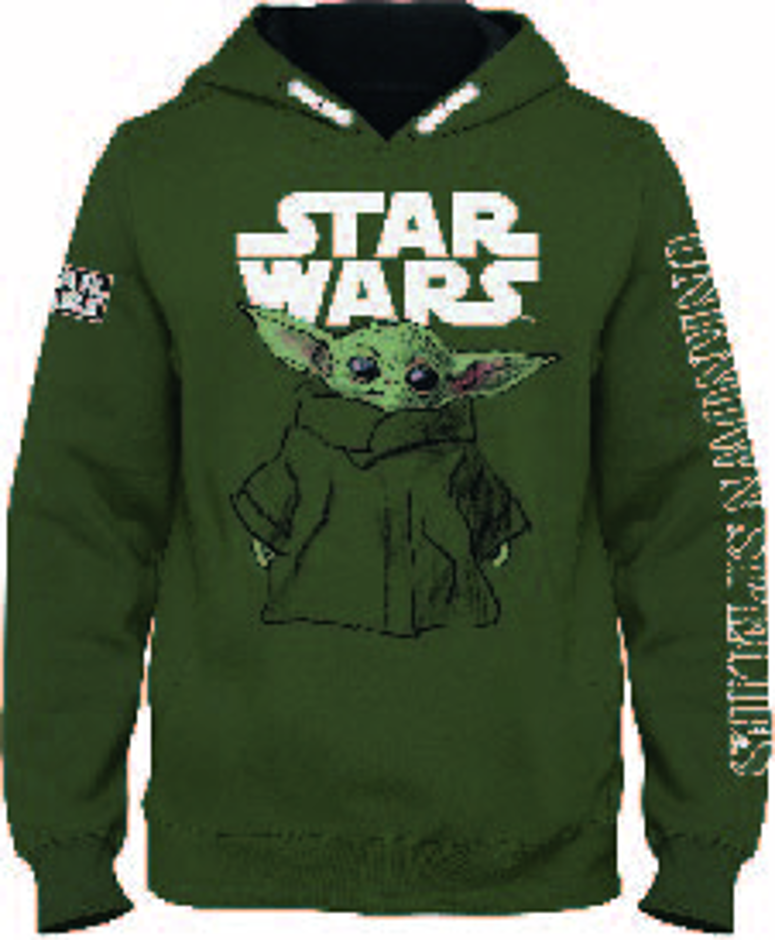 The Mandalorian - Sweat The Child Kaki Pour Hommes - 14 ans