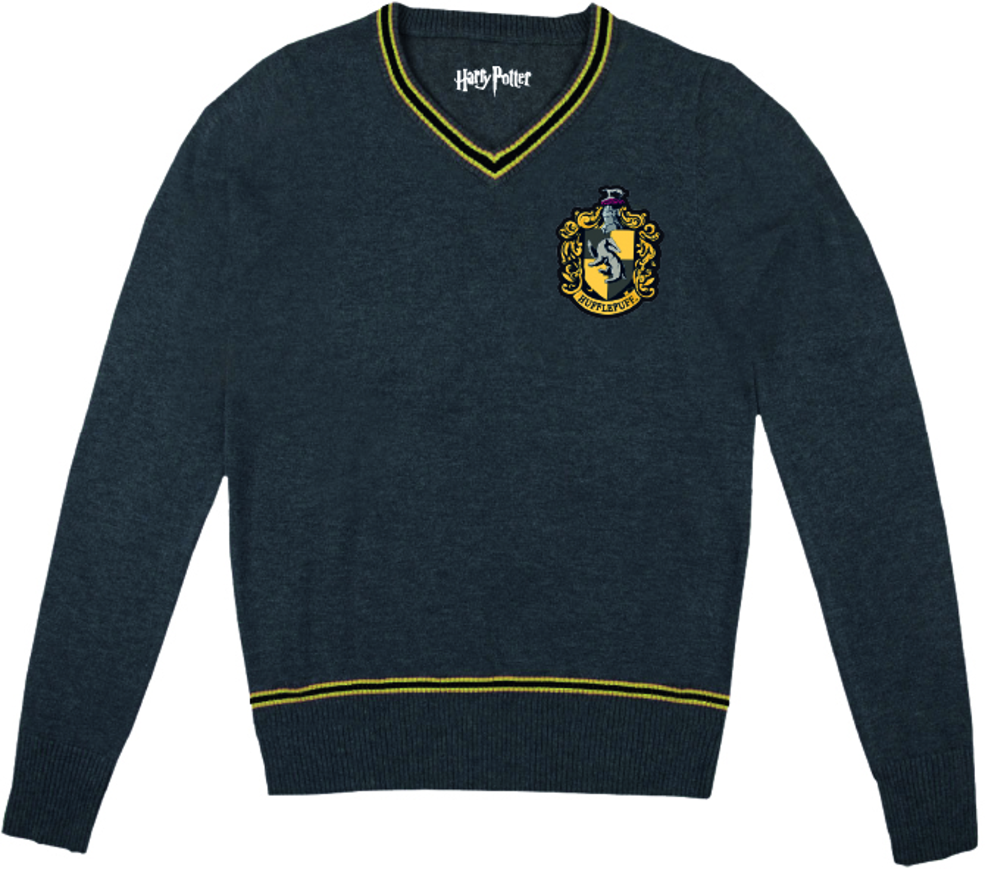 Harry Potter - Pull Anthracite Hommes Poufsouffle - XL