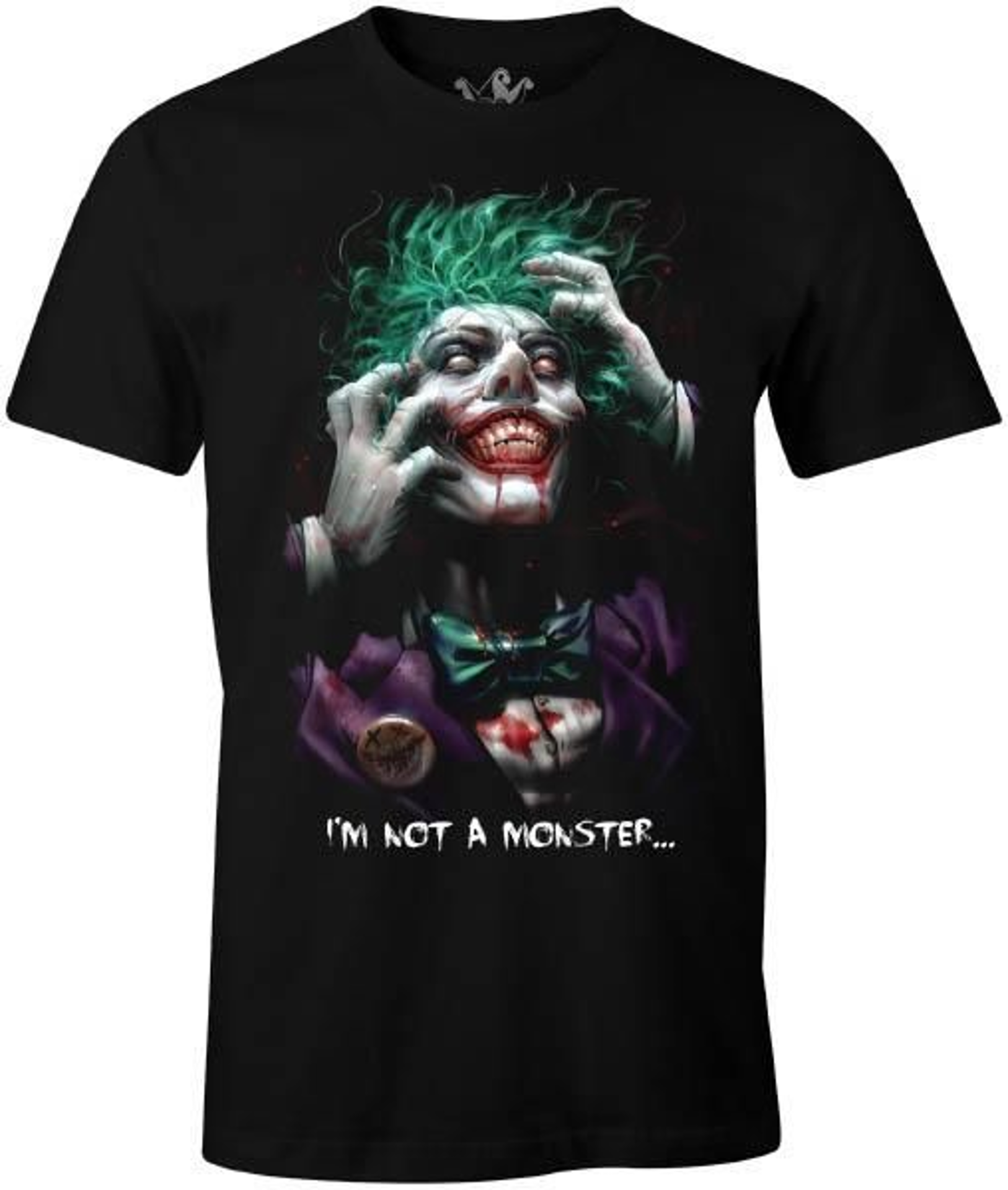 DC Comics - Batman - T-shirt Noir Hommes - Le Joker - M