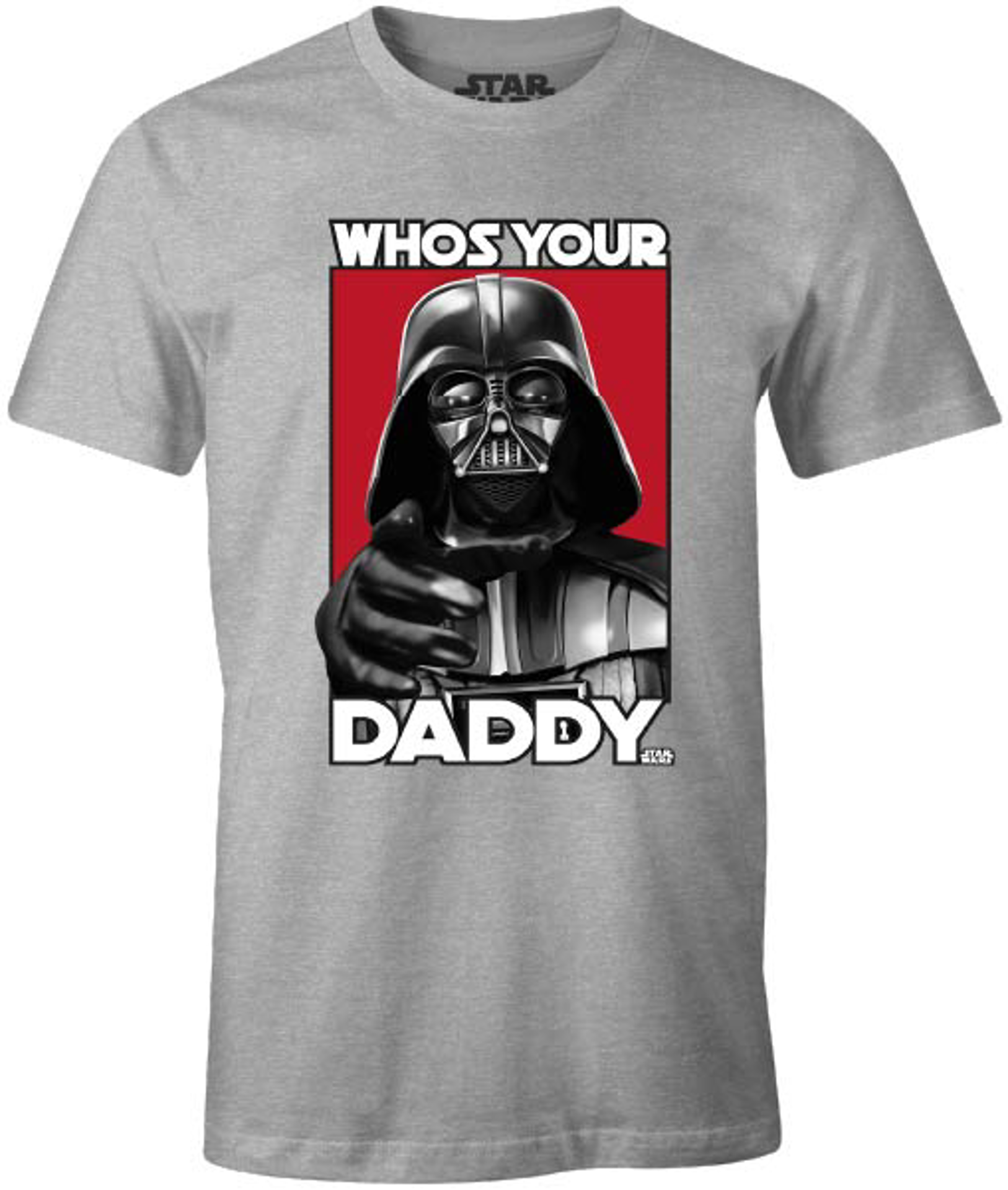 Star Wars  - T-shirt Gris Hommes - Qui est ton père ? - M