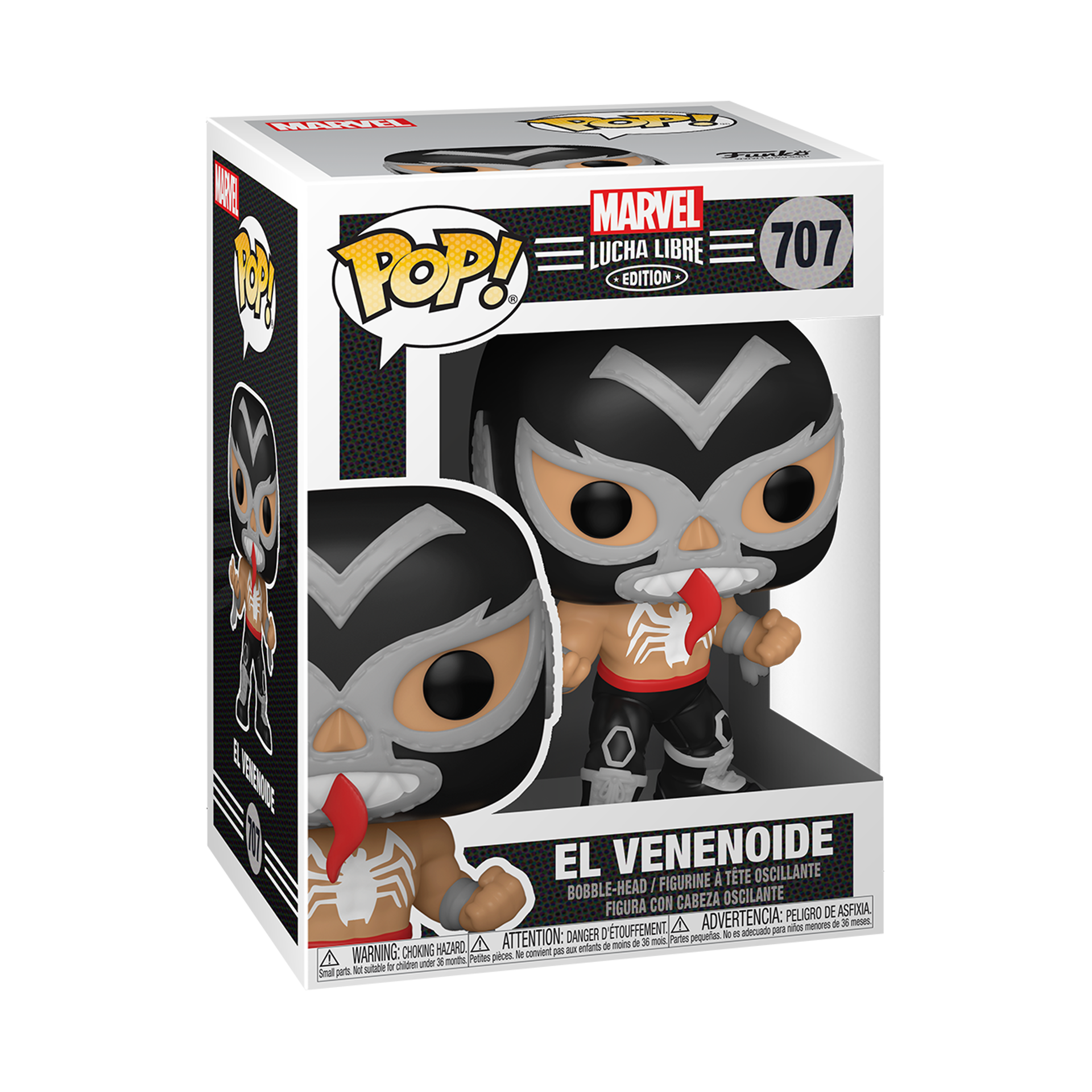 Funko Pop! Marvel: Lucha Libre Edition - El Venenoide ENG Merchandising