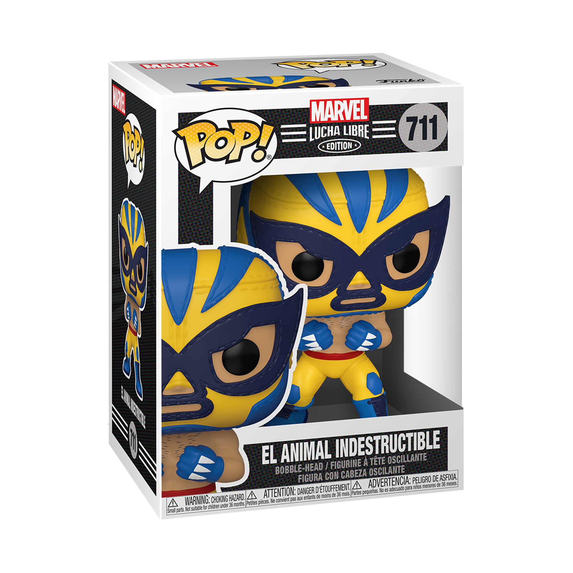 Funko Pop! Marvel: Lucha Libre Edition - El Animal Indestructible ENG Merchandising