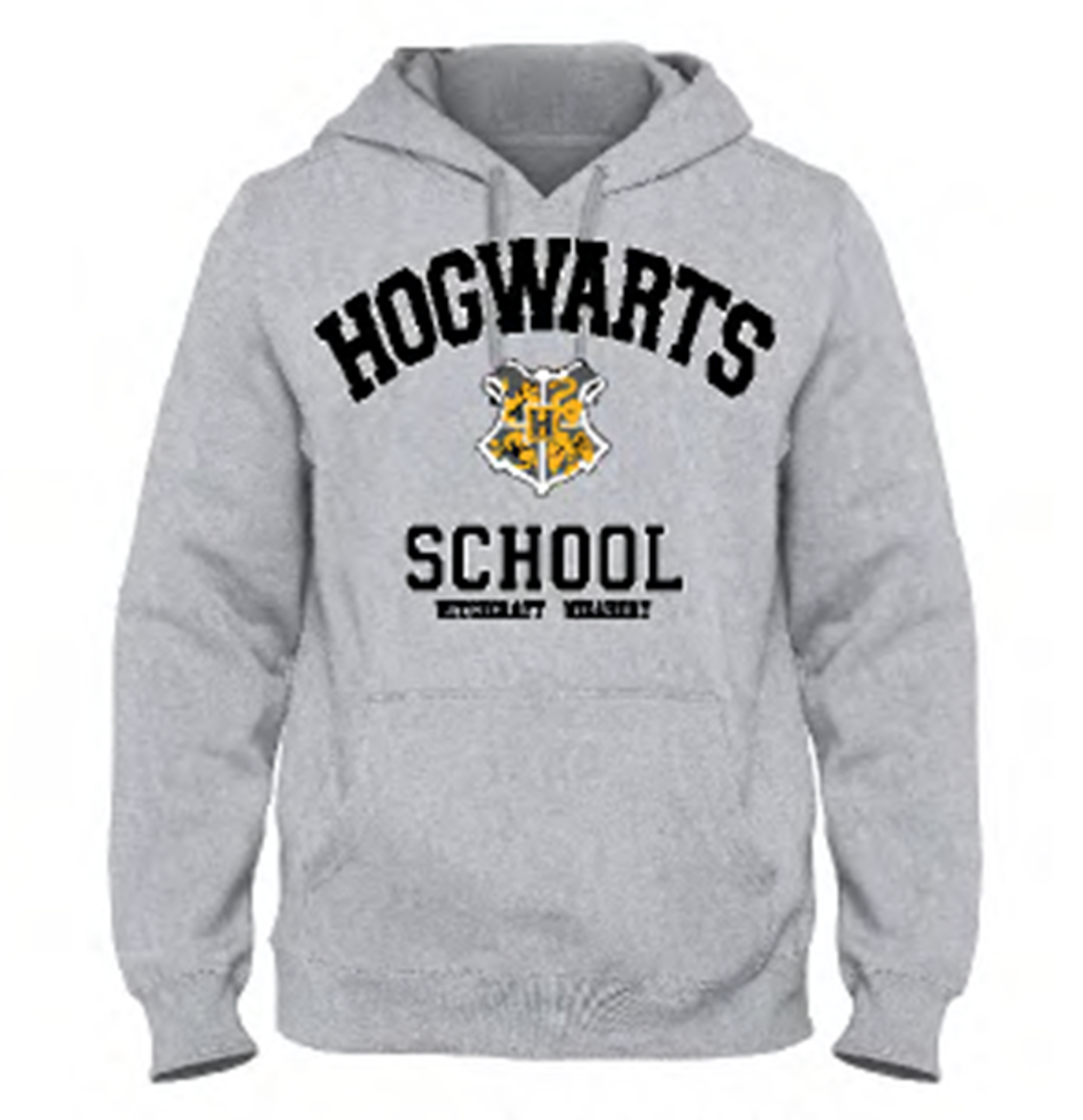 Harry Potter - Hogwarts School Grey Men's Sweat Hoodie - XL