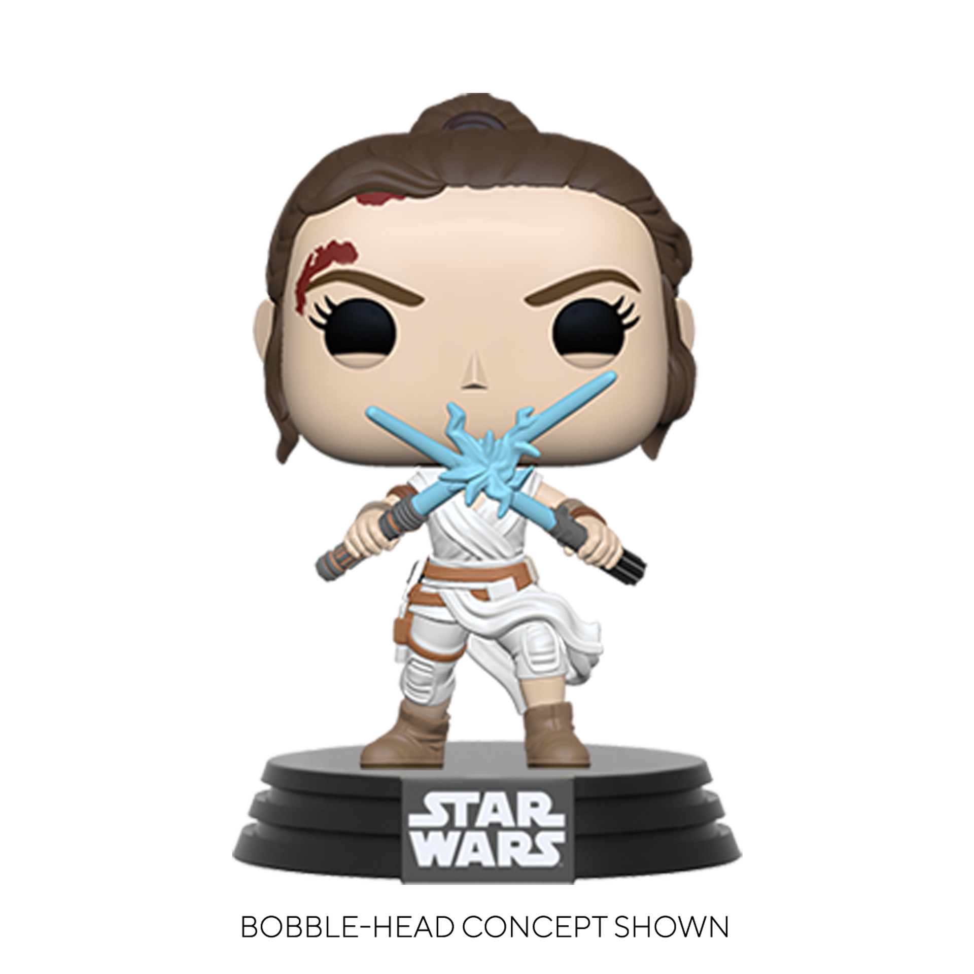 Funko Pop! Star Wars: The Rise of the Skywalker - Rey (with 2 Light Sabers) ENG Merchandising