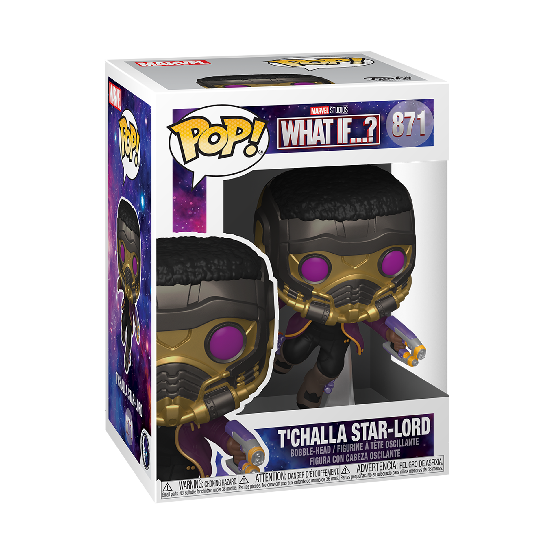 Funko Pop! Marvel: What If...? - T'Challa Star-Lord ENG Merchandising