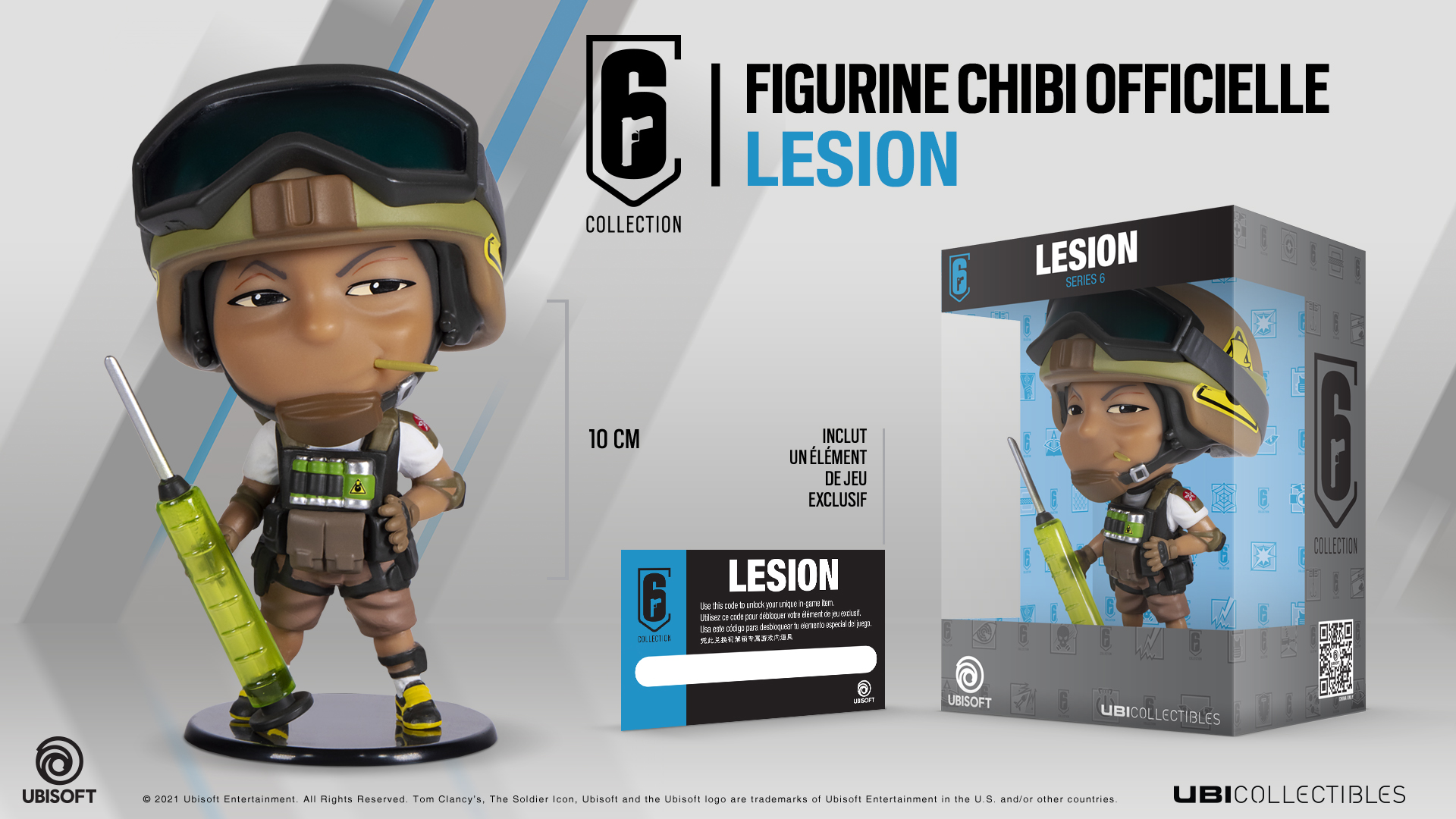 Ubicollectibles Six Collection Série 6 Figurine Chibi Lesion 10cm