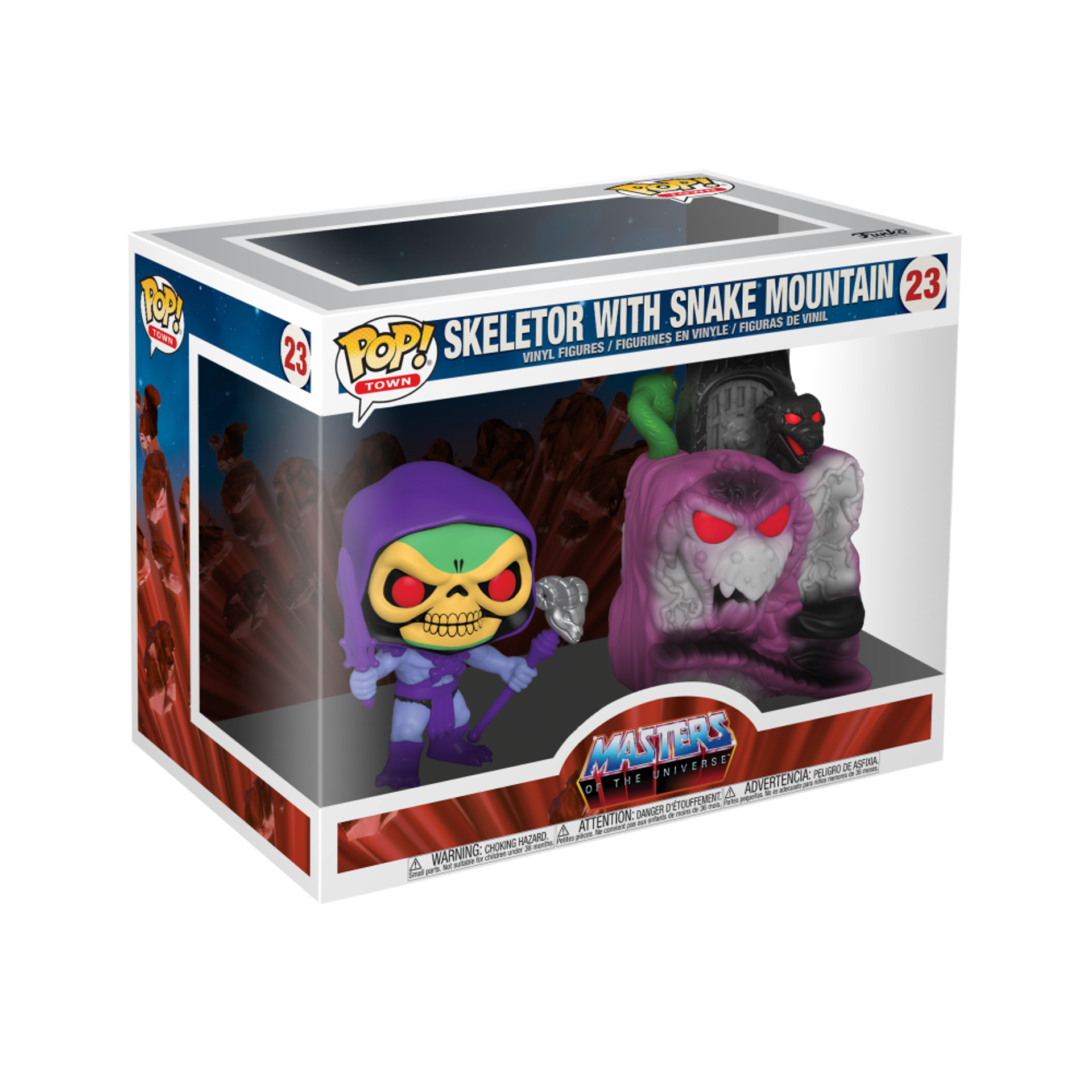 Funko Pop! Town: Masters of the Universe - Skeletor with Snake Mountain ENG Merchandising