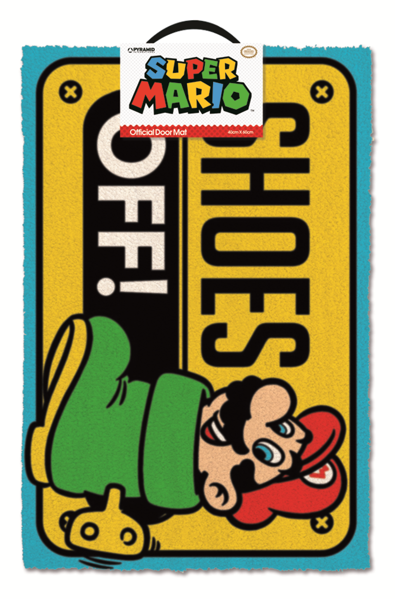 Super Mario - Tapis de porte "Shoes Off"