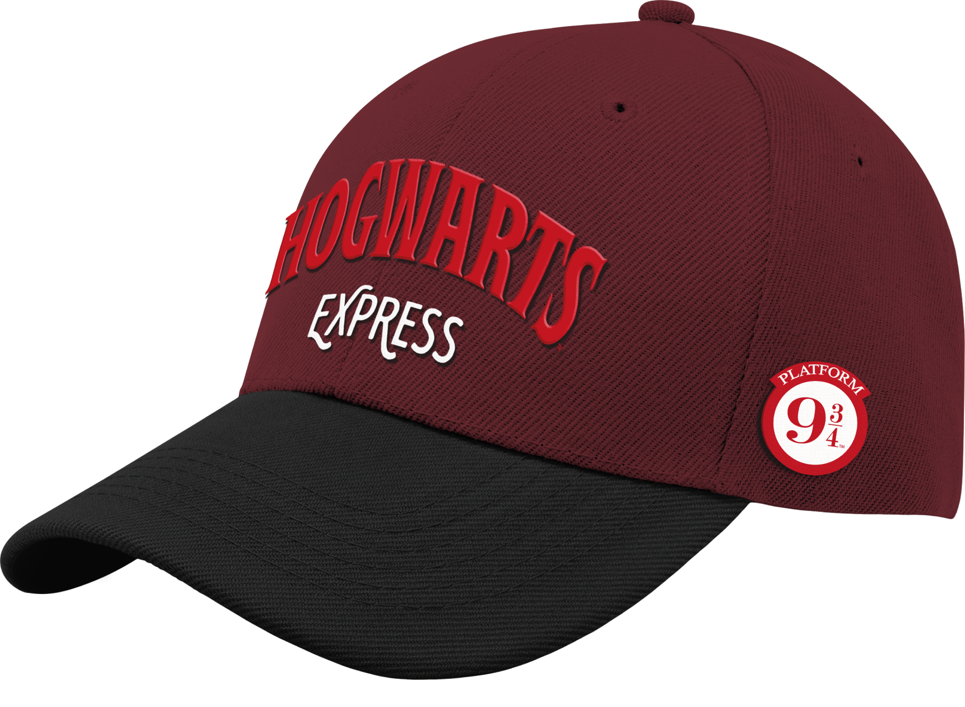 Harry Potter - Casquette de Baseball "Hogwarts Express" Bordeaux et Noir