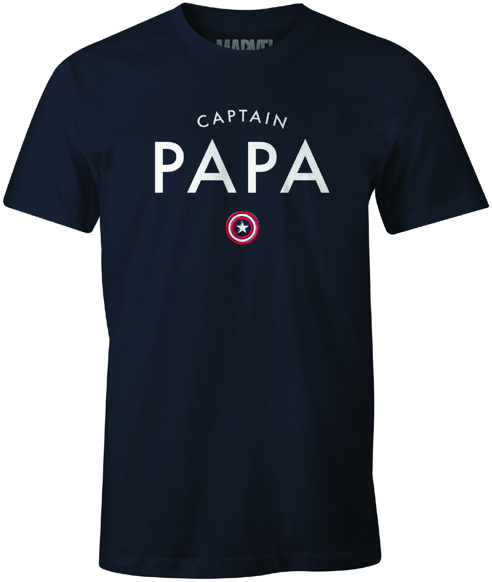 Marvel - T-Shirt Noir Captain Papa - XXL