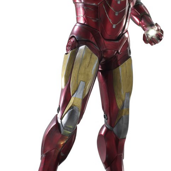 Avengers - statue taille réelle iron man (eclairage led et base