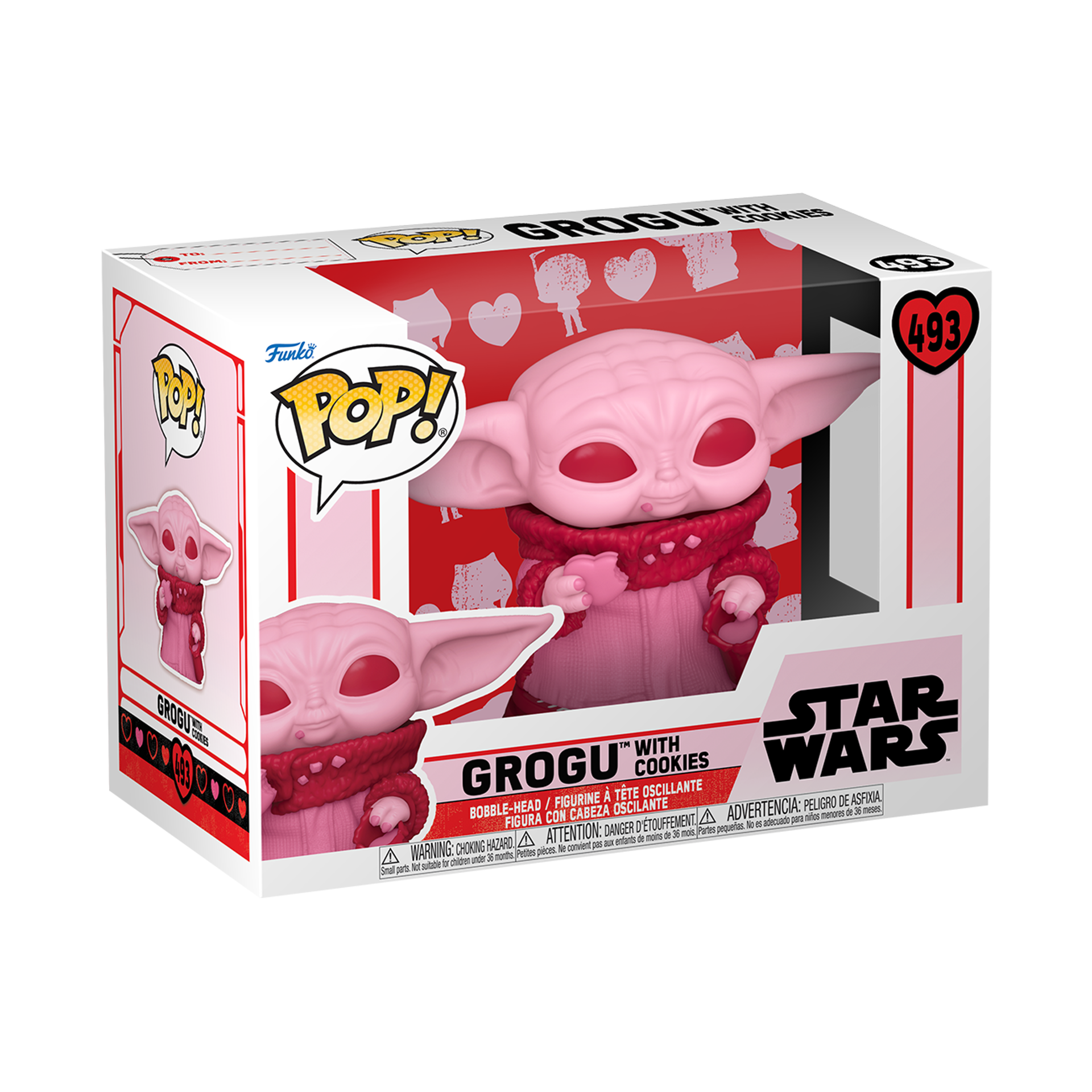 Funko Pop! Star Wars: Valentines - Grogu with Cookies