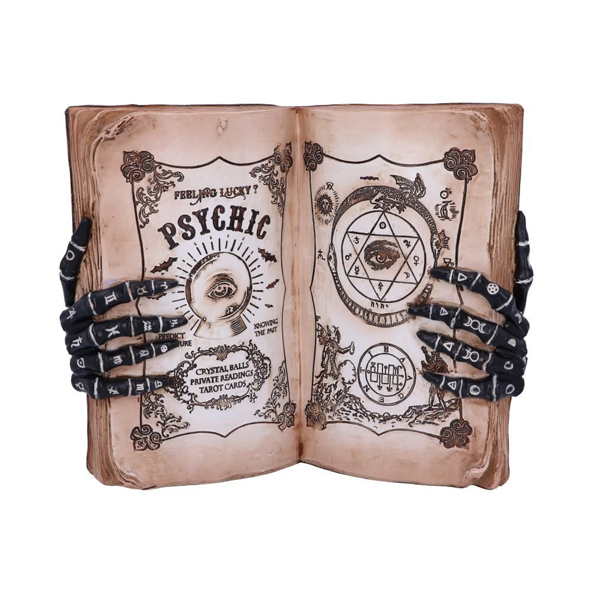 Psychic Compendium - Figurine de grimoire de chiromancien 25.8cm