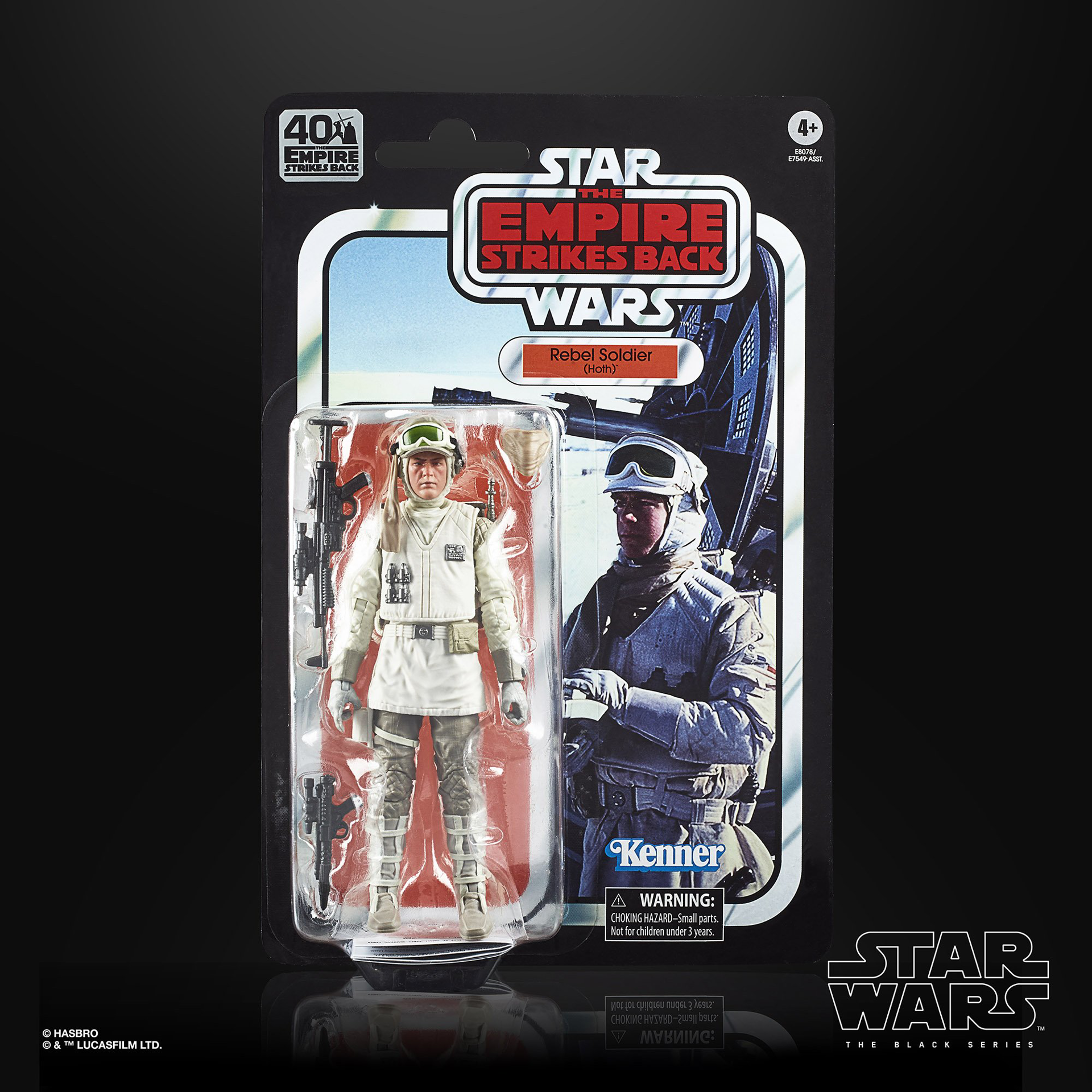 Star Wars The Black Series - Collection Archive 40e Anniversaire Star Wars : L'Empire contre-attaque - Figurine d'action de Soldat Rebelle (Hoth) 15cm