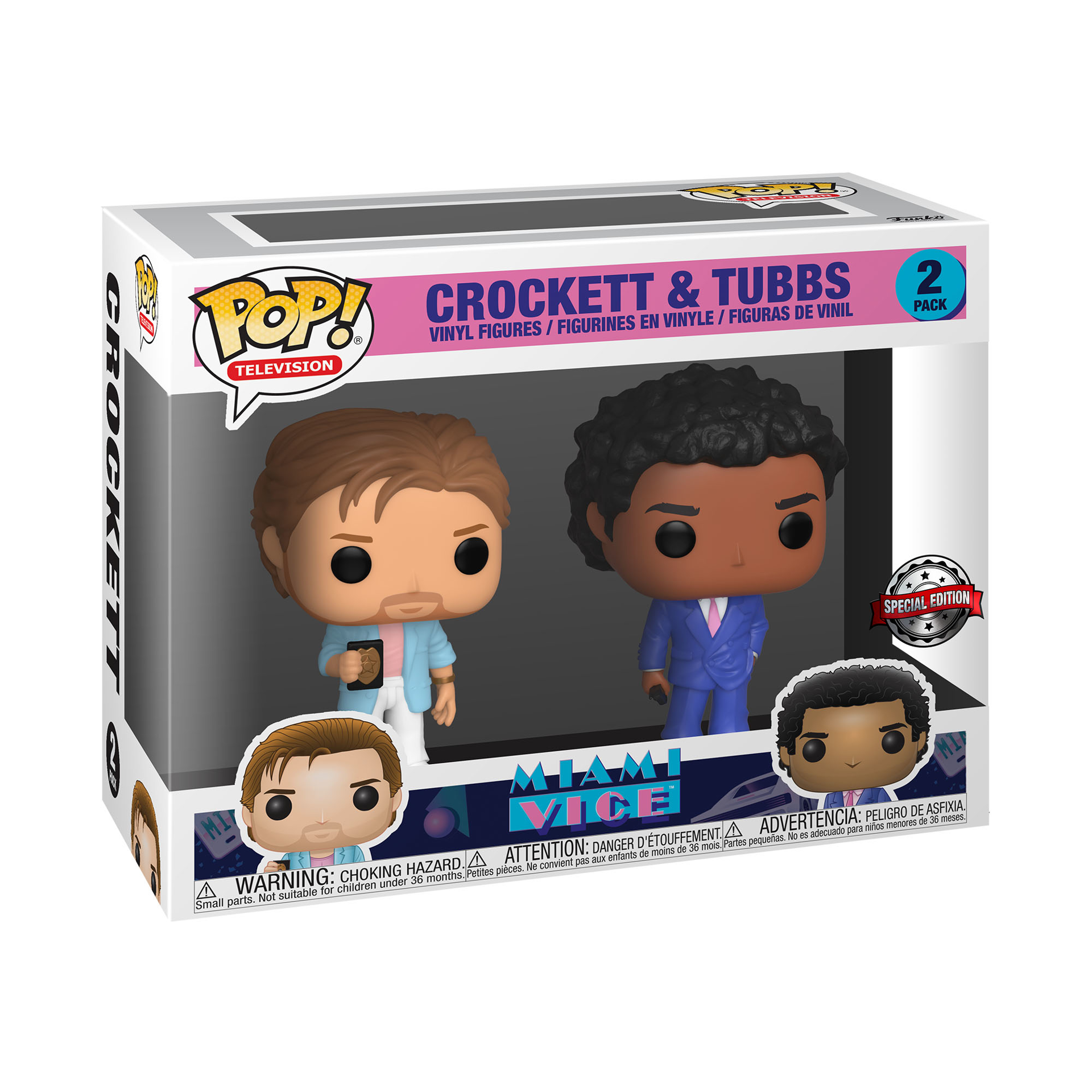 Funko Pop! 2-Pack: Miami Vice - Crockett & Tubbs - US Exclusive