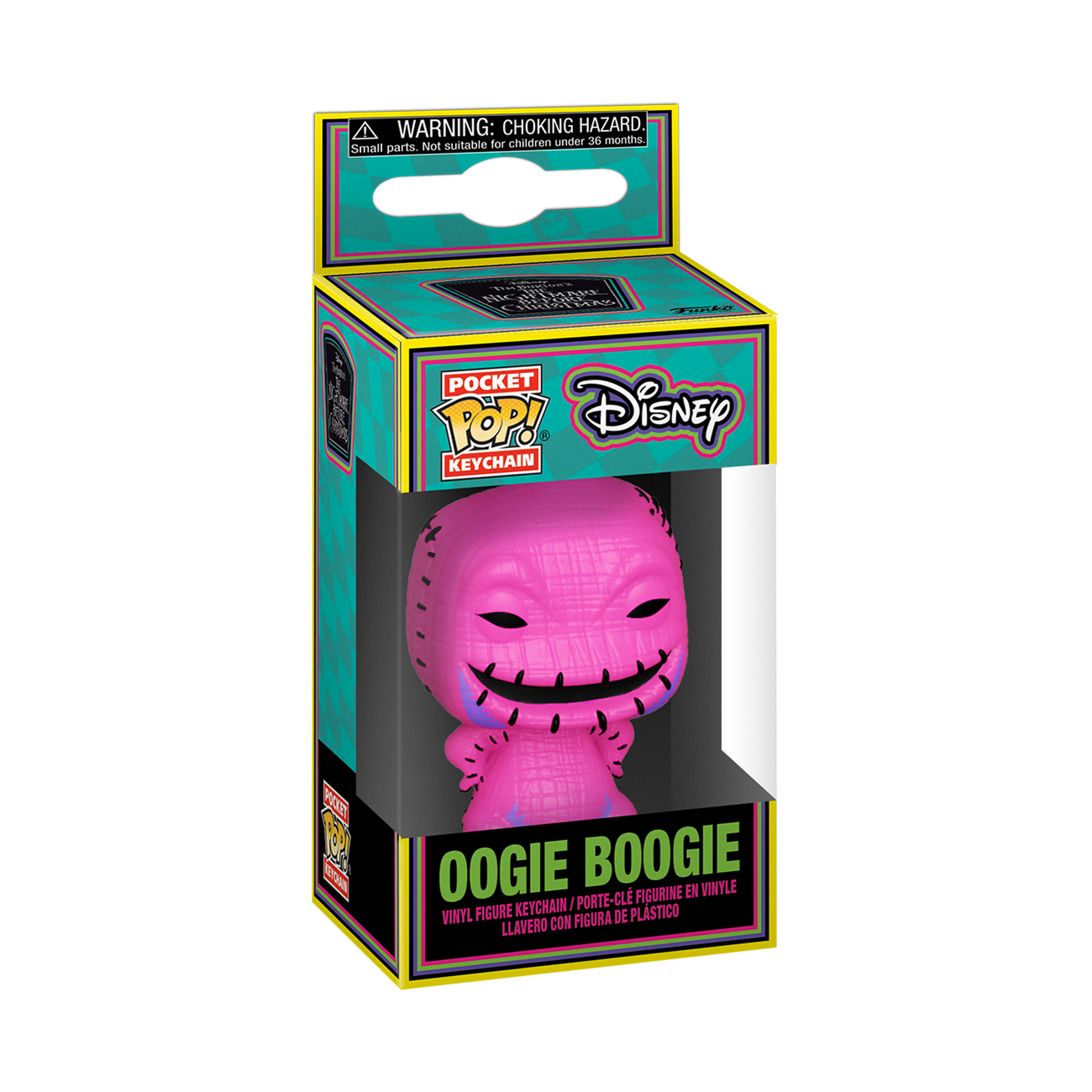 Funko Pocket Pop! Keychain: The Nightmare Before Christmas - Oogie Boogie (Blacklight) ENG Merchandising