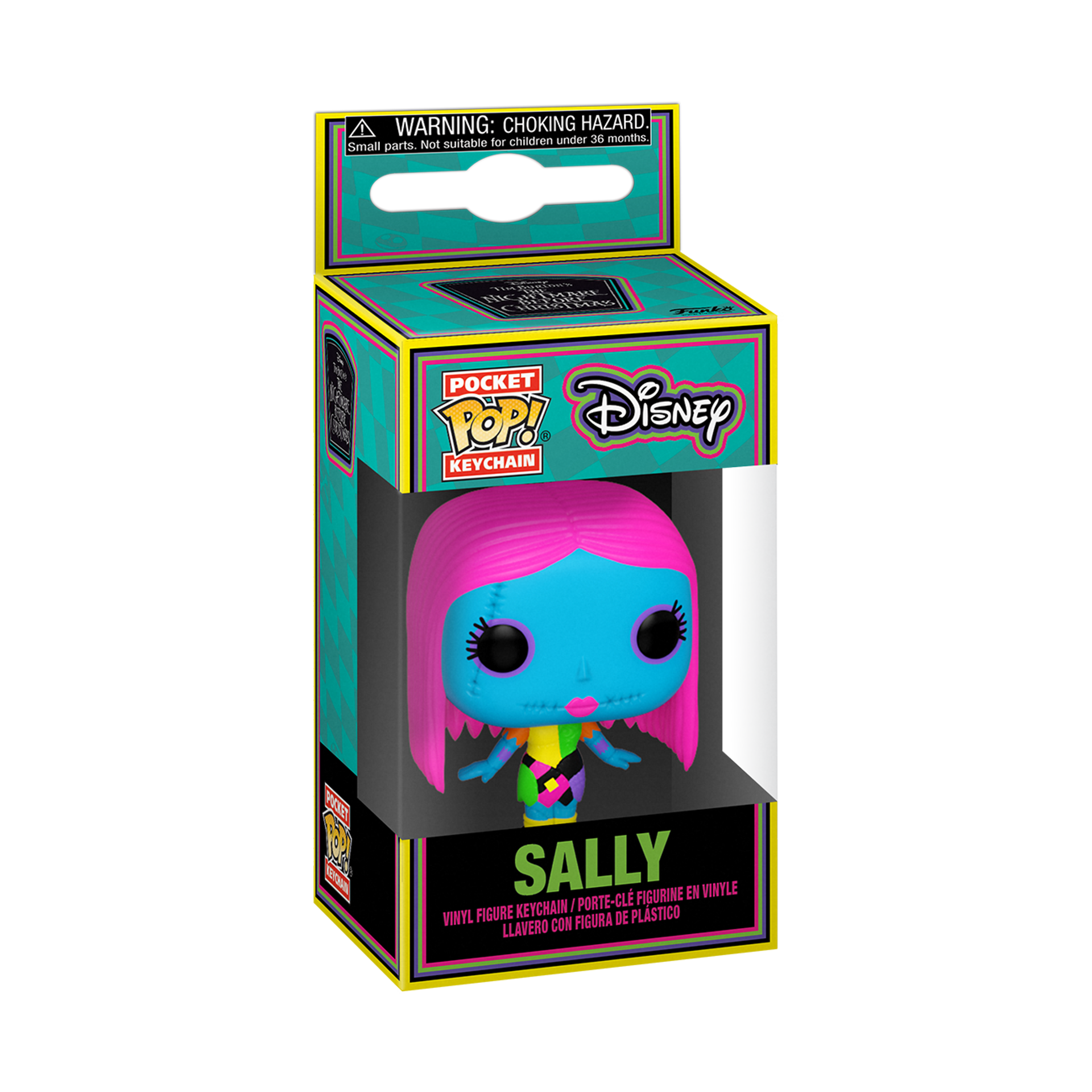 Funko Pocket Pop! Keychain: The Nightmare Before Christmas - Sally (Blacklight) ENG Merchandising