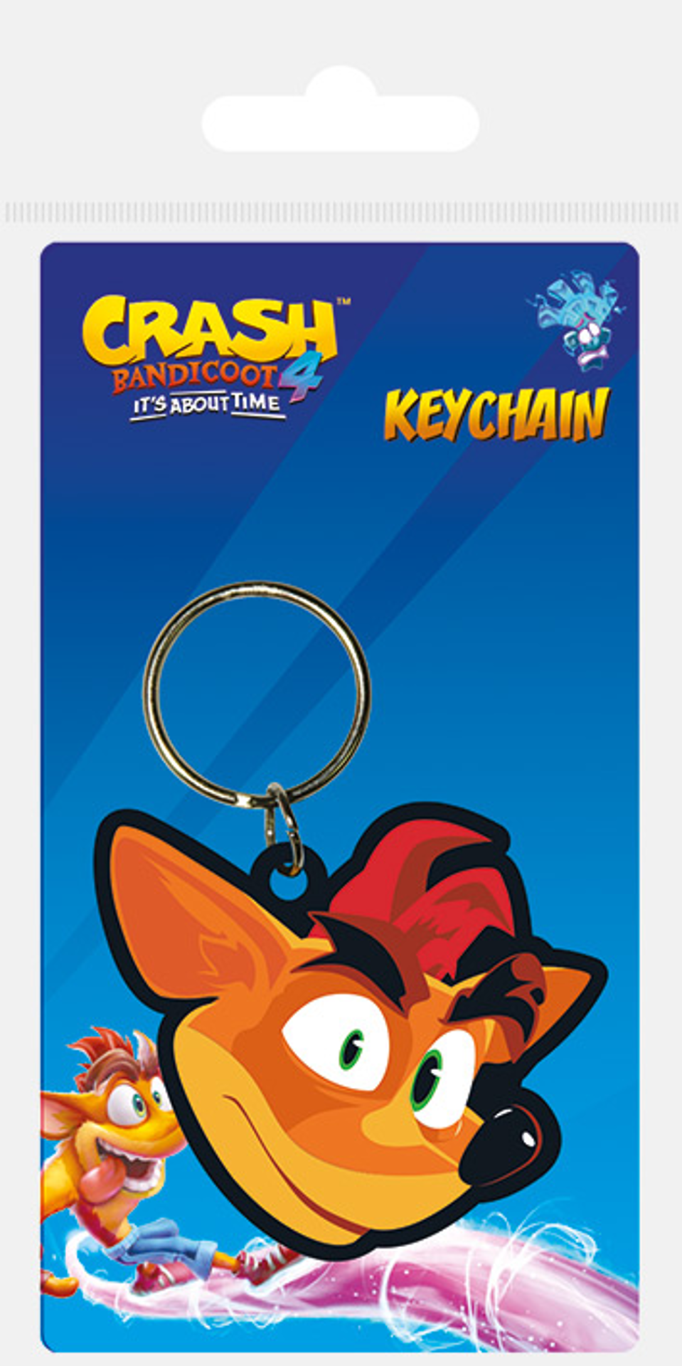 Crash Bandicoot 4 - Porte-clefs en caoutchouc Visage de Crash