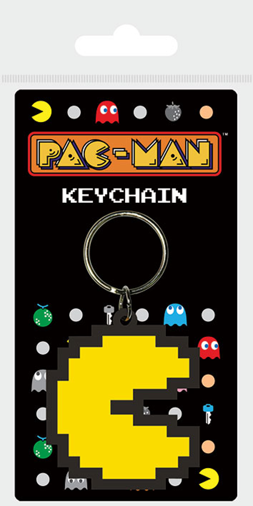 Pac-Man - Porte-clefs en caoutchouc Pixel