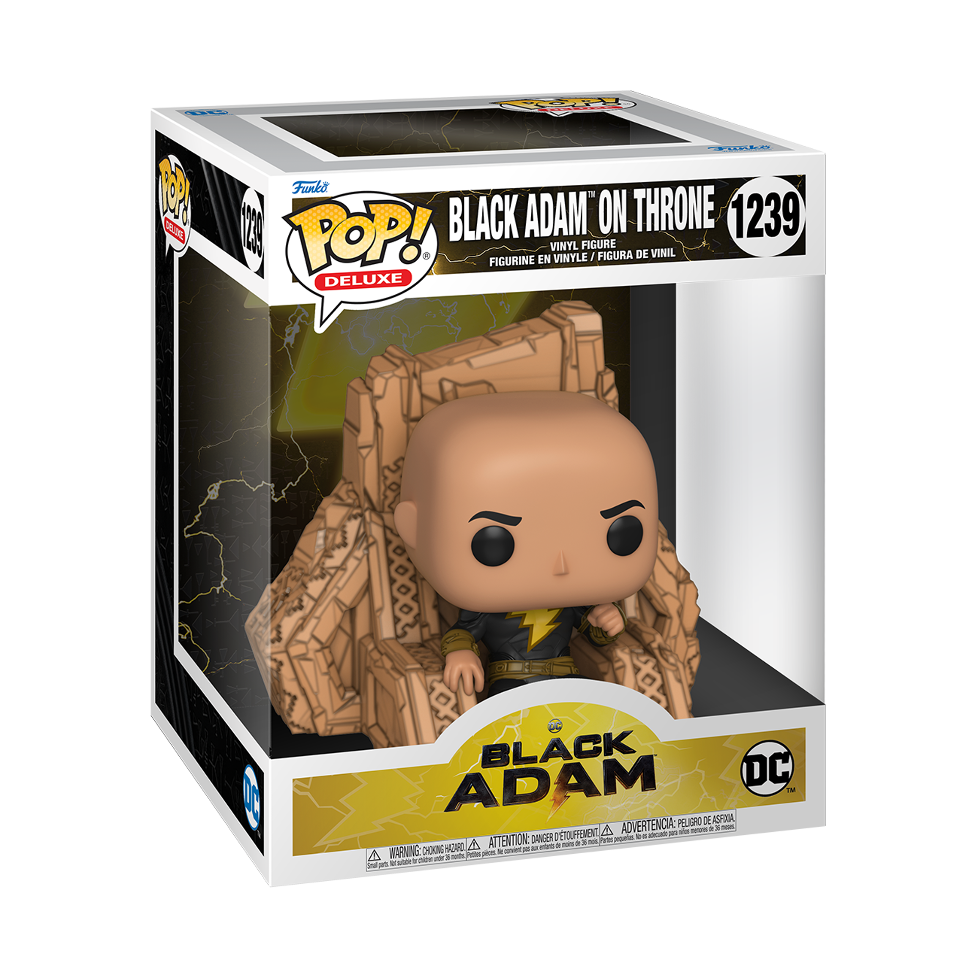 Funko Pop! Deluxe: Black Adam - Black Adam on Throne ENG Merchandising