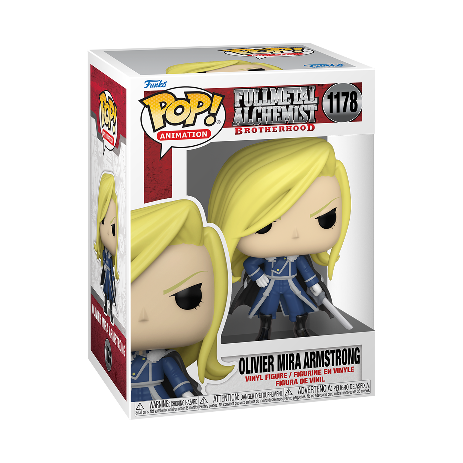 Funko Pop! Animation: Fullmetal Alchemist: Brotherhood - Olivia Mira Armstrong (with Sword) ENG Merchandising