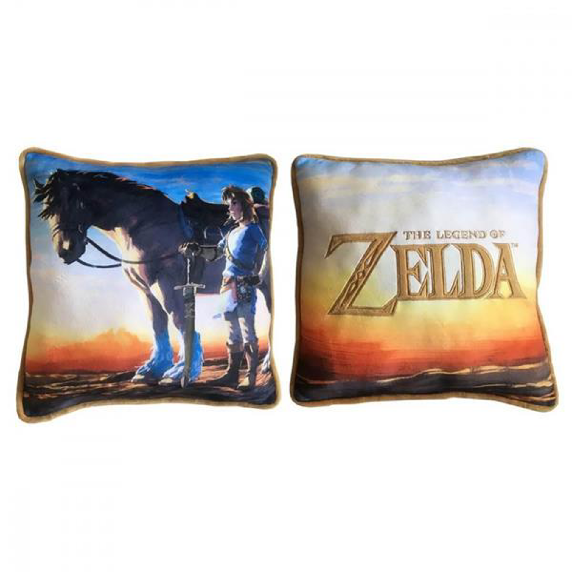 Nintendo - Coussin Link & Epona Premium Broderie 40 cm