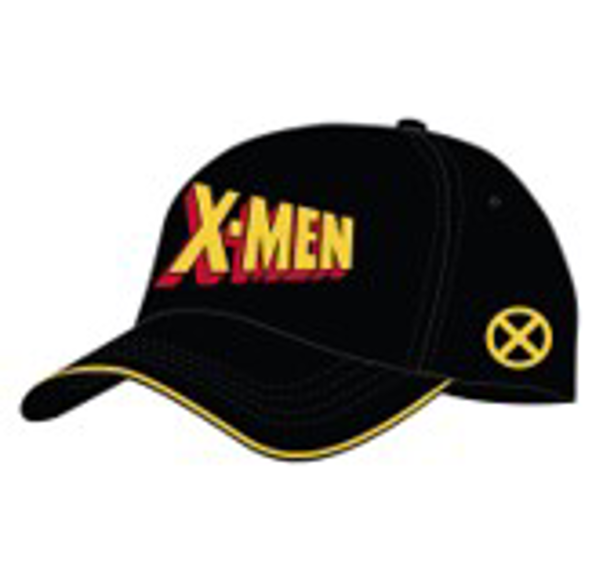 Marvel - Casquette de baseball Logo classique des X-Men noire et jaune