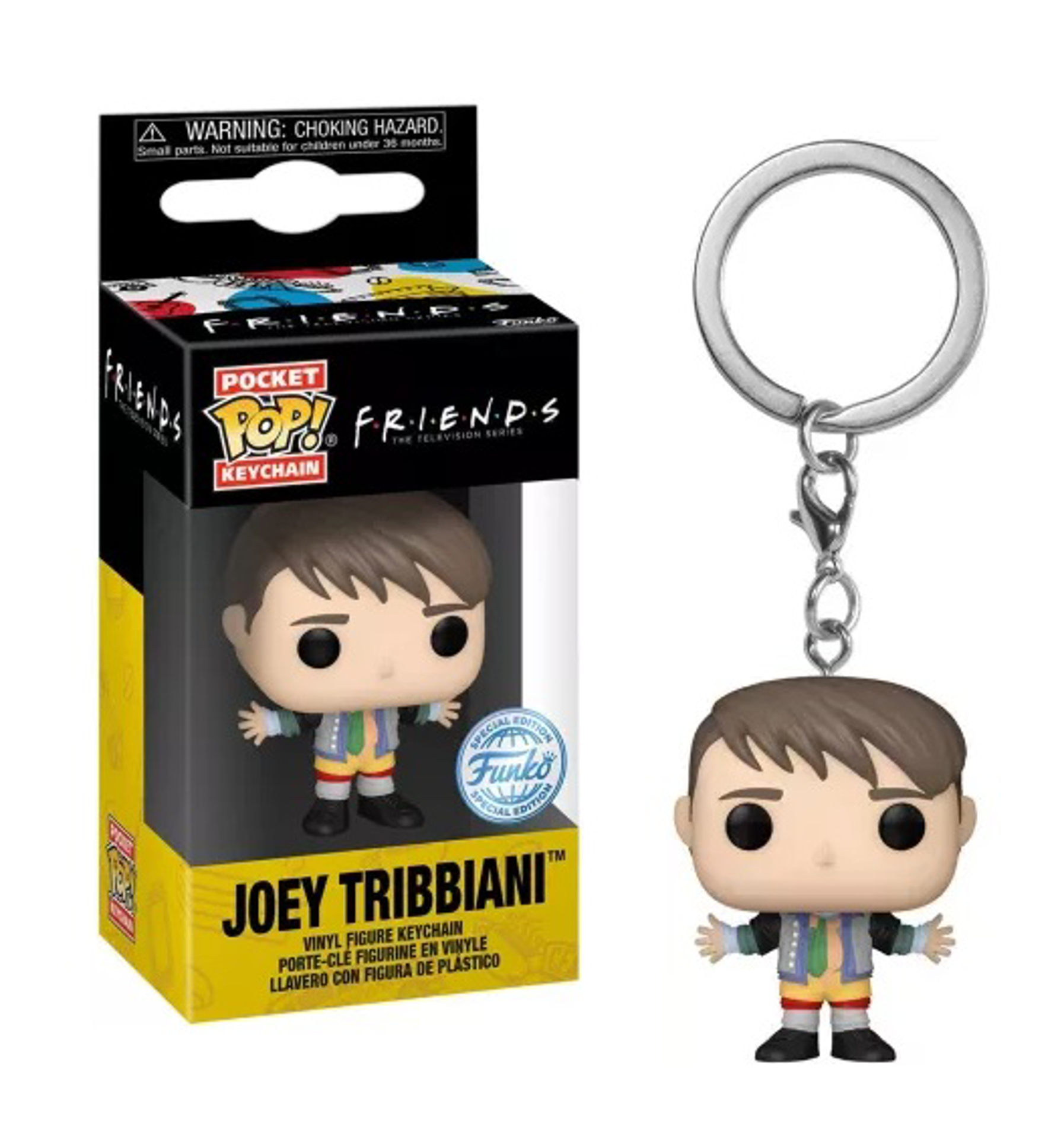 Funko Pocket Pop! Keychain: Friends - Joey Tribbiani (in Chandler's Clothes)