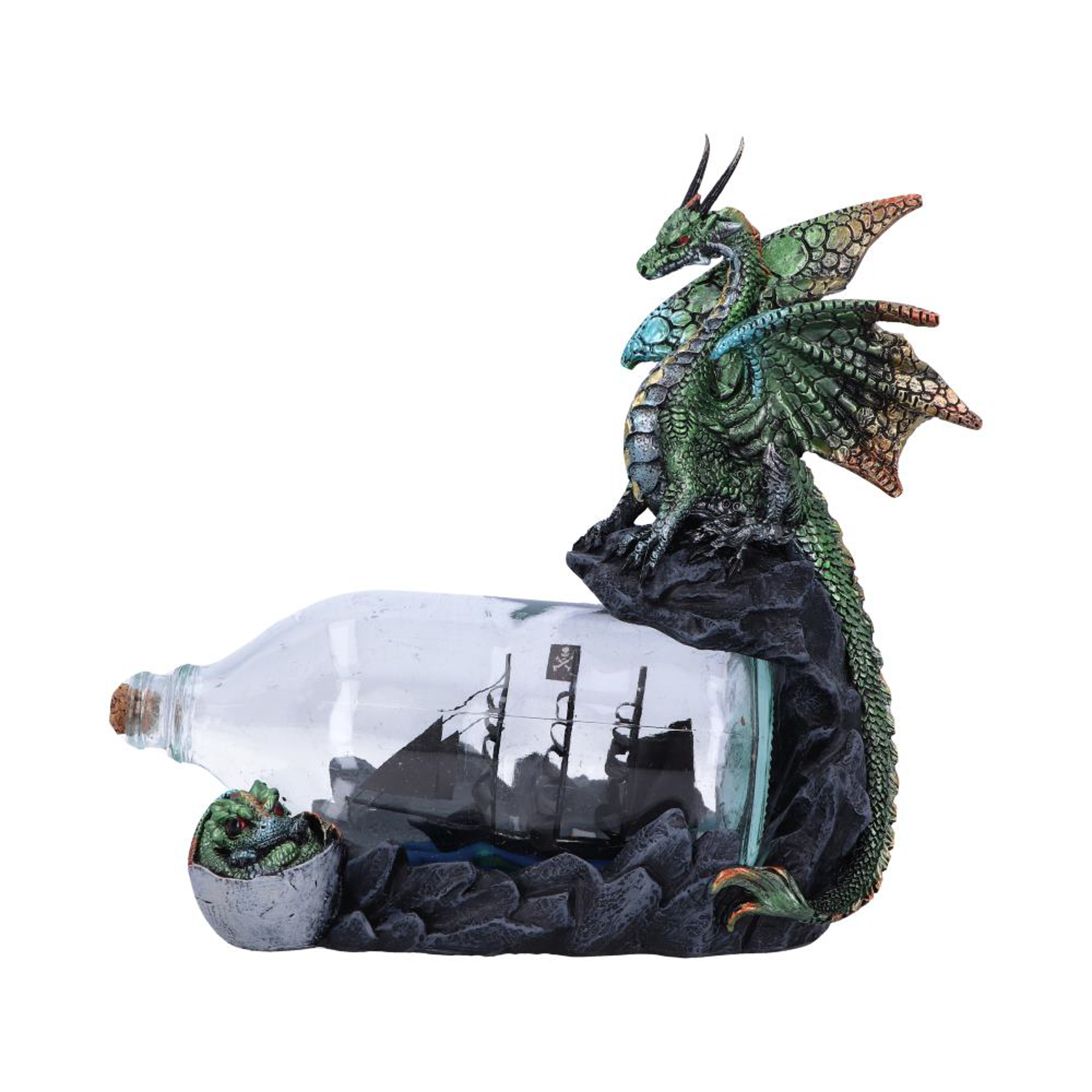 L'Aventure du Dragon d'Emeraude Figurine 22cm