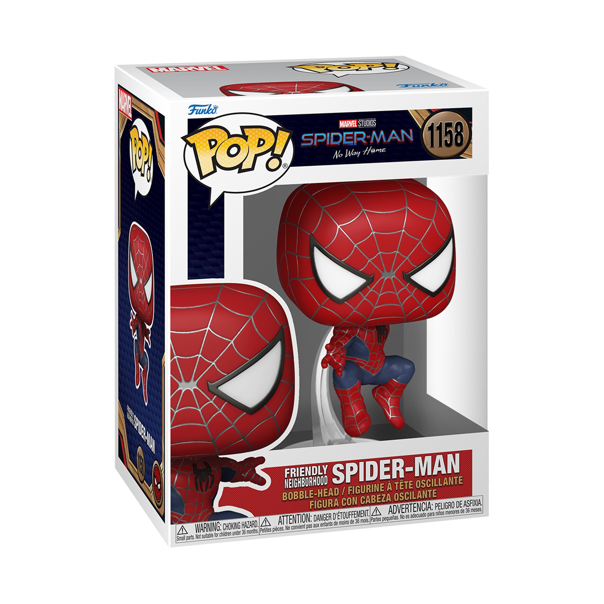 Funko Pop! Marvel: Spider-Man: No Way Home S3 - Friendly Neighborhood Leaping Spider-Man