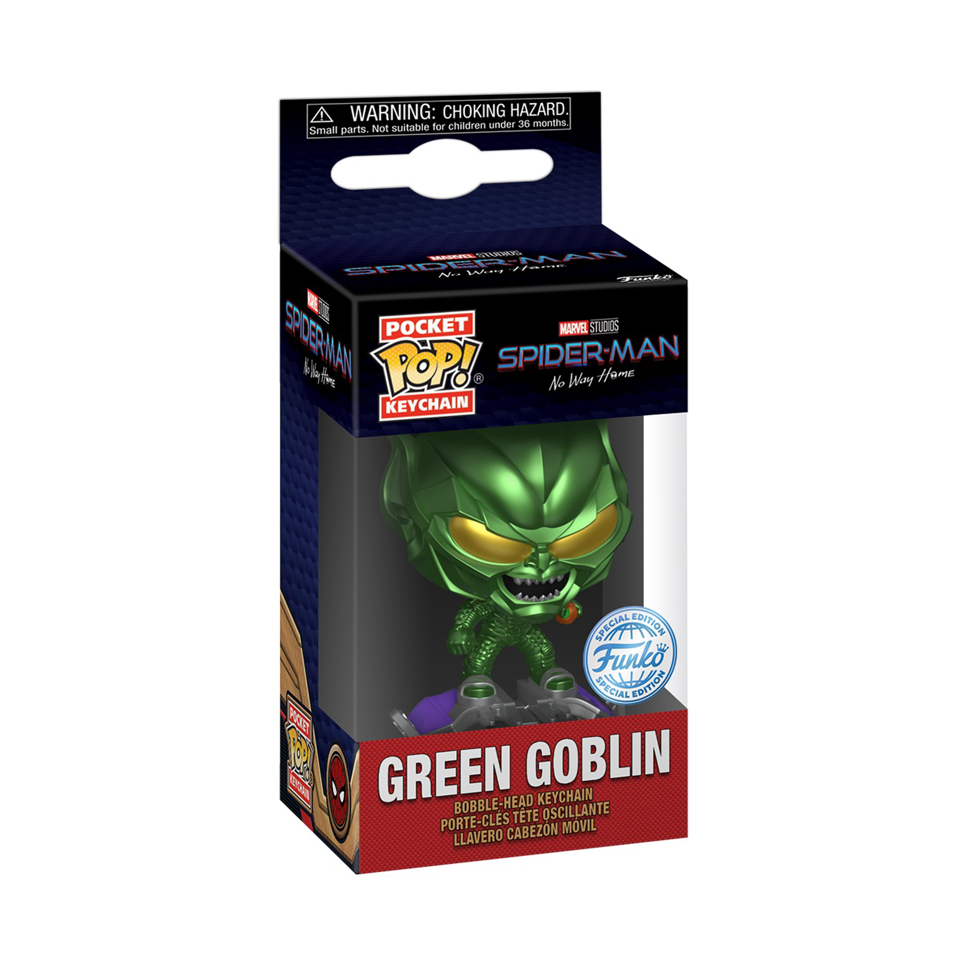 Funko Pocket Pop! Keychain: Spider-Man: No Way Home S3 - Green Goblin with BMB