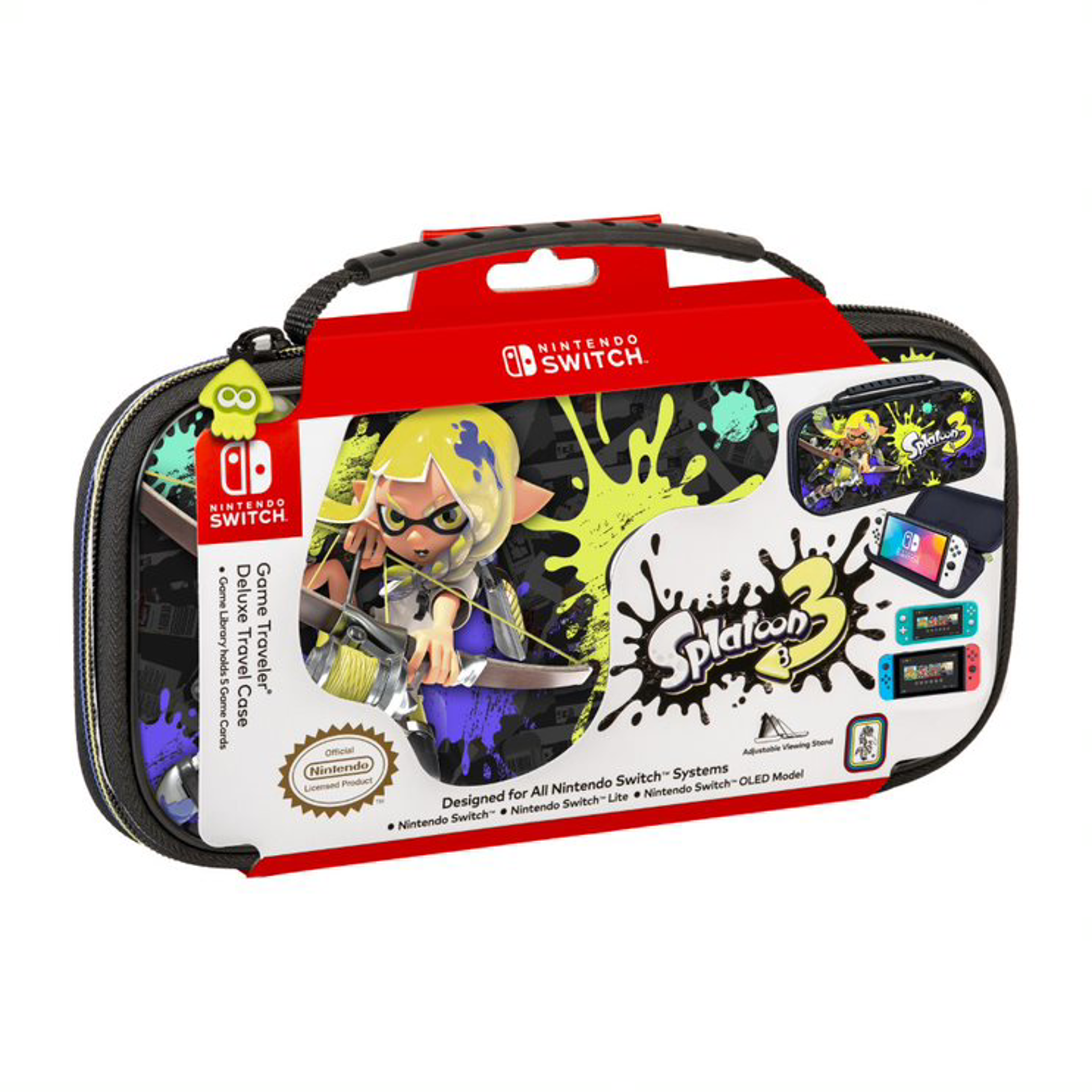 Official Nintendo Switch Case pour Nintendo Switch, Switch lite et Switch OLED - Splatoon 3